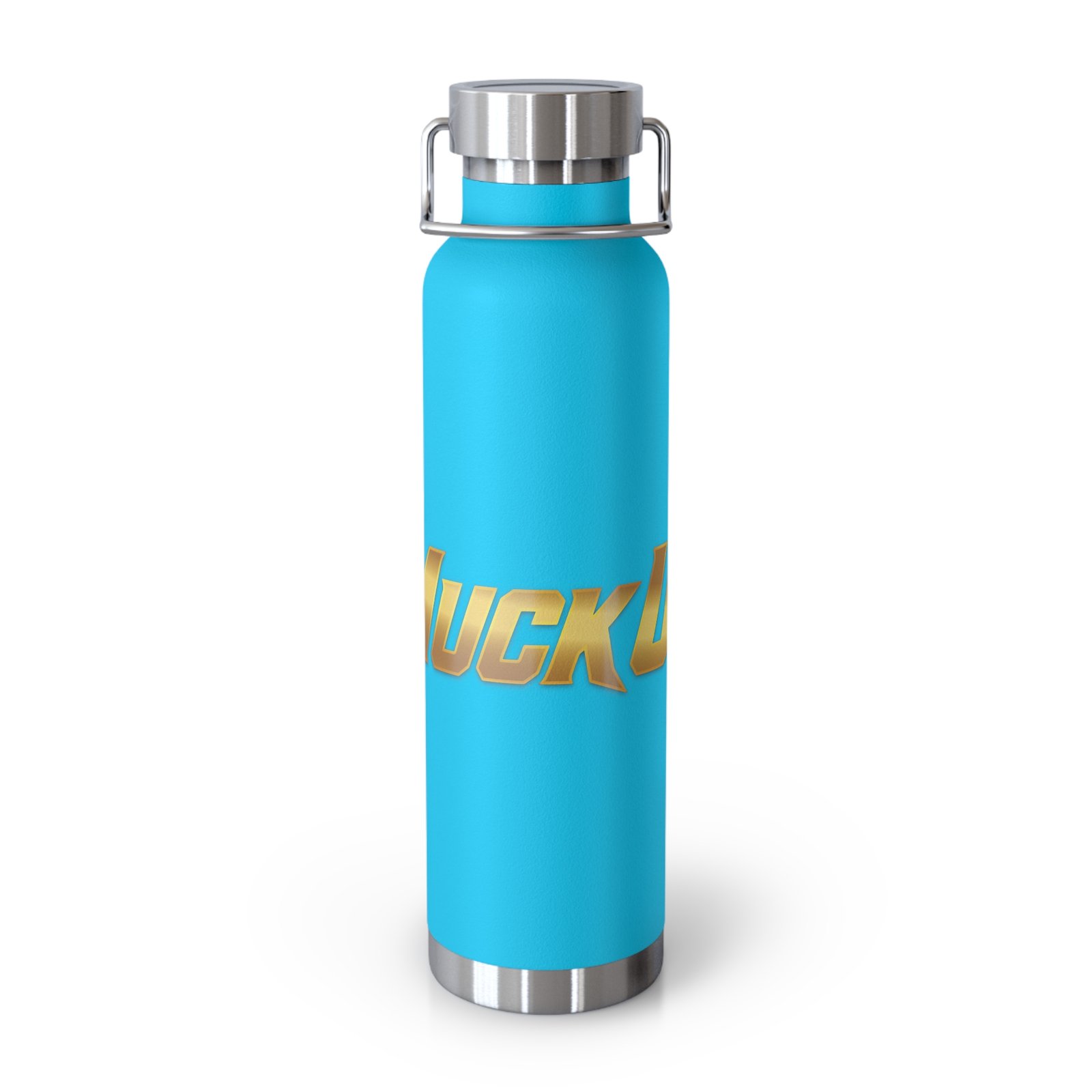 MuckU2 Insulated Water Bottle – Gold Logo