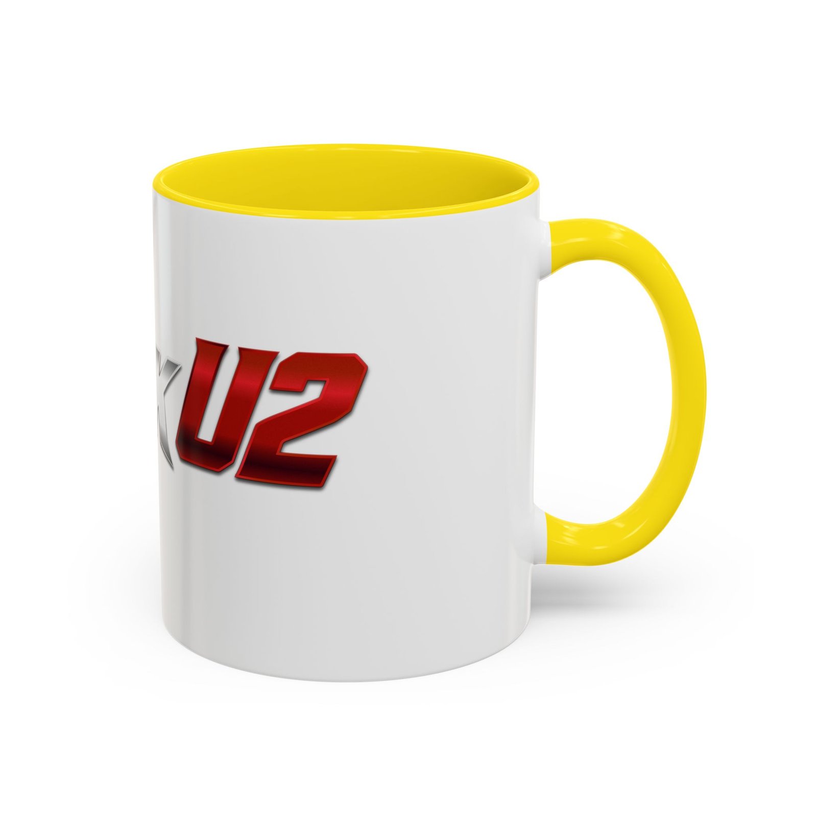 MuckU2 Mug – Silver & Red Logo Poker Coffee Mug