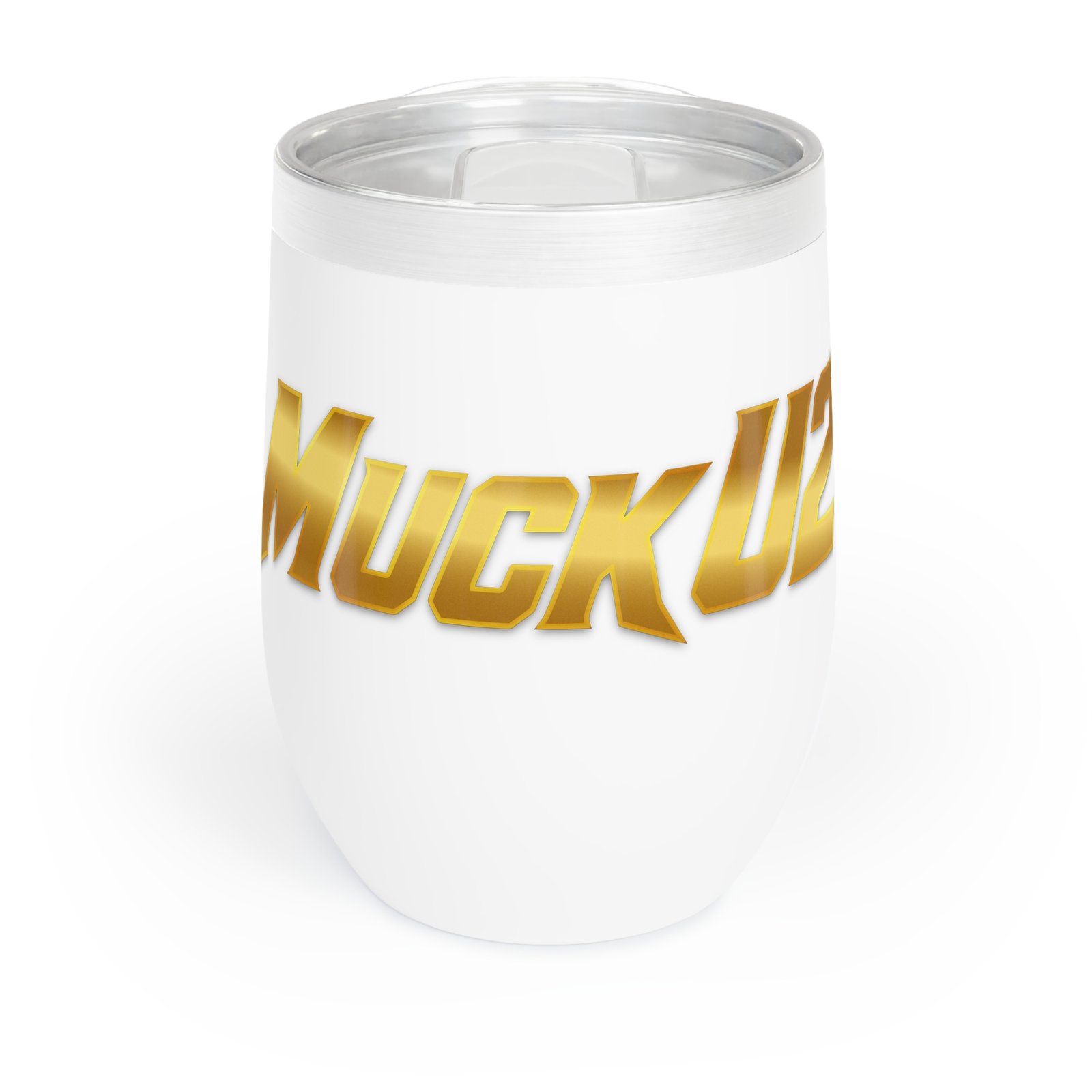 MuckU2 Stainless Steel Tumbler – Gold Logo