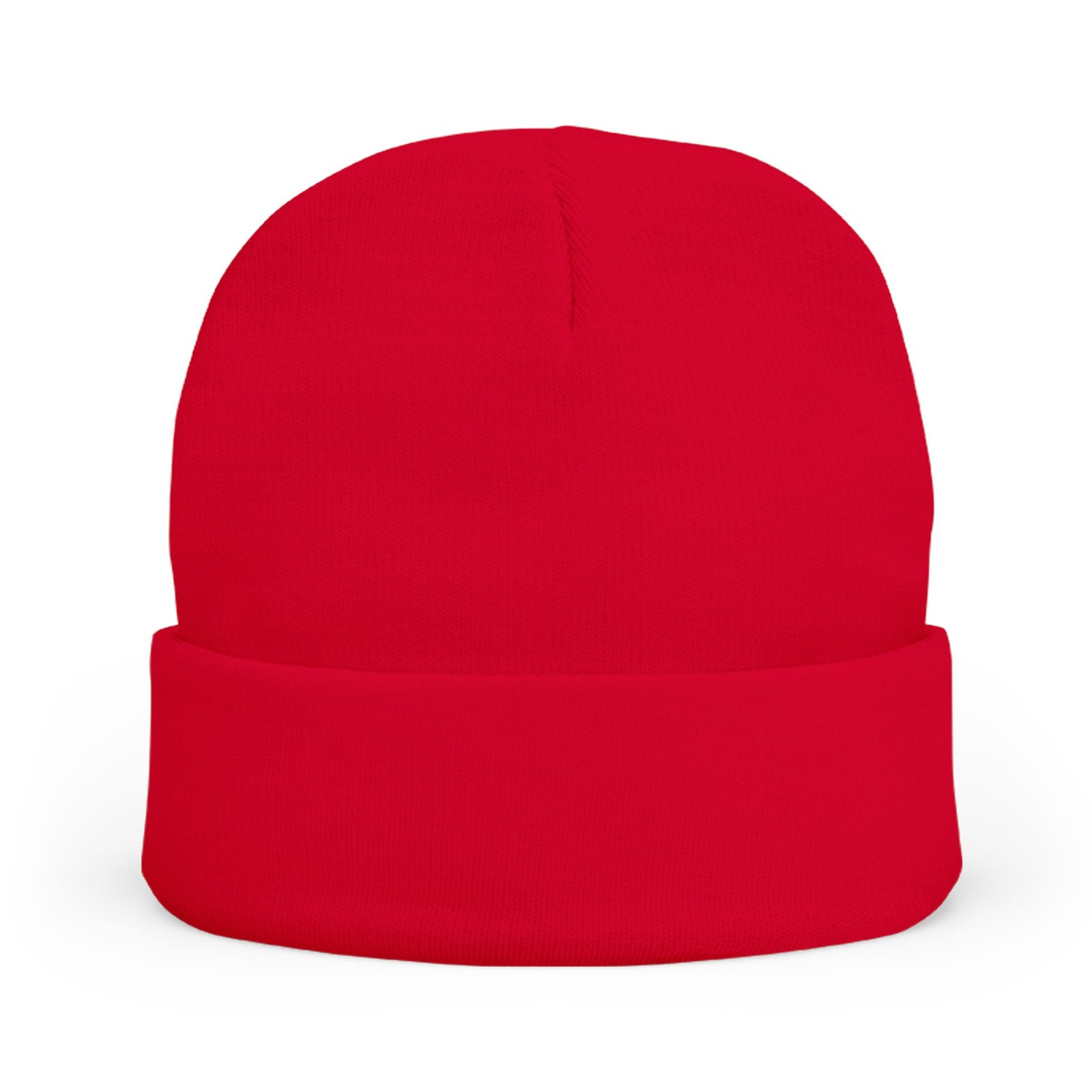 I Just Play Poker Beanie – White & Red Logo