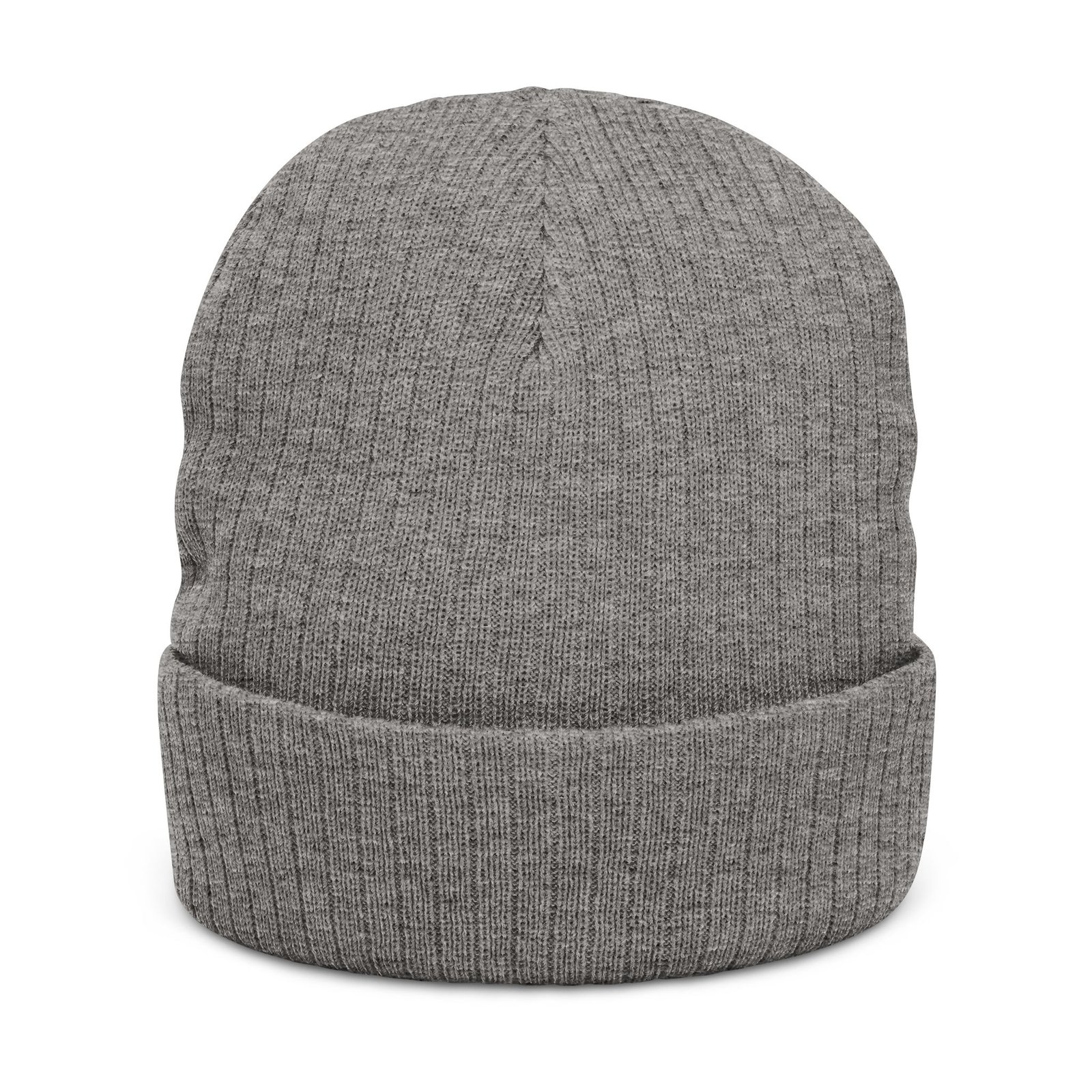 MuckU2 Beanie – White & Red Embroidered Poker Winter Hat