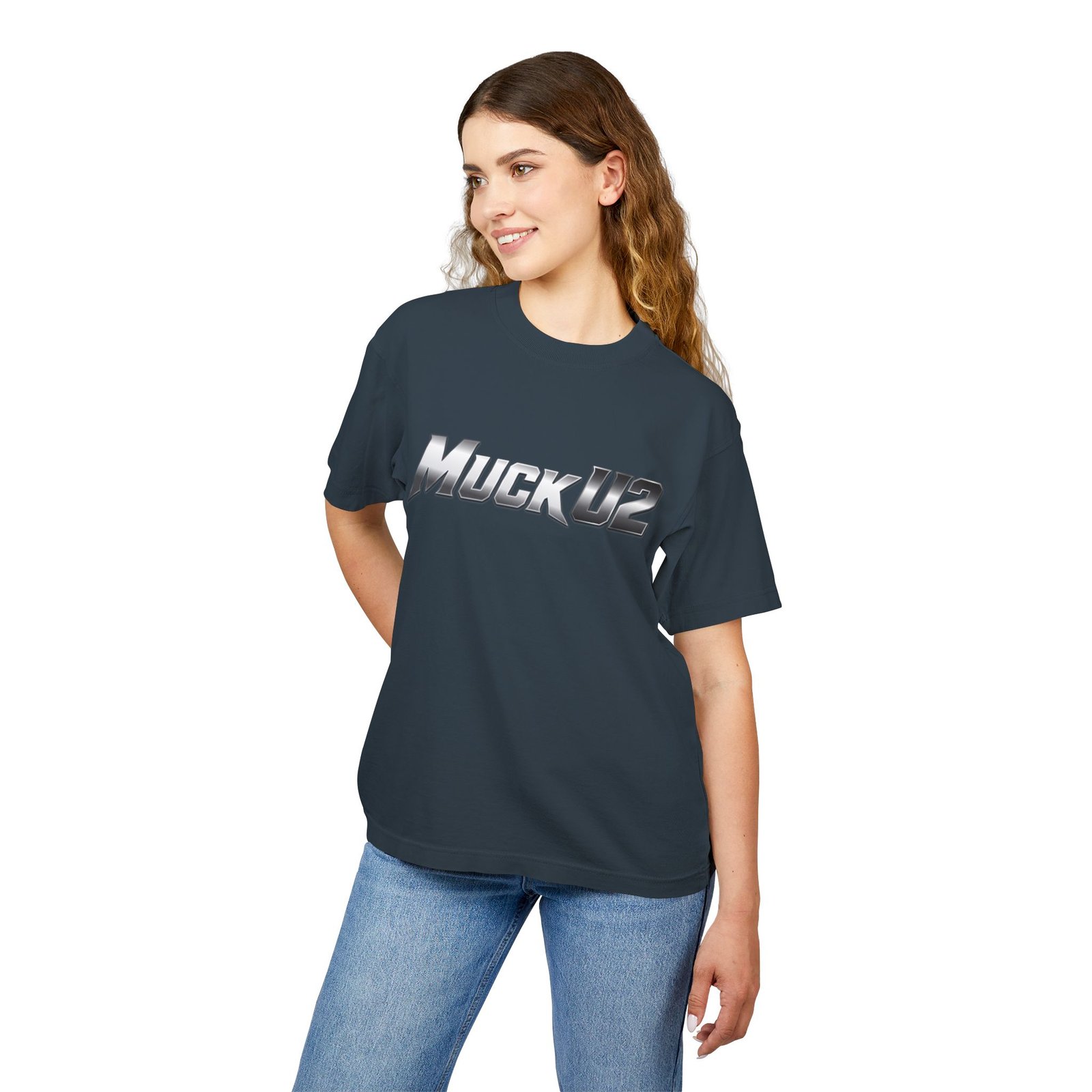 MuckU2 T-Shirt – Silver Logo Poker Tee
