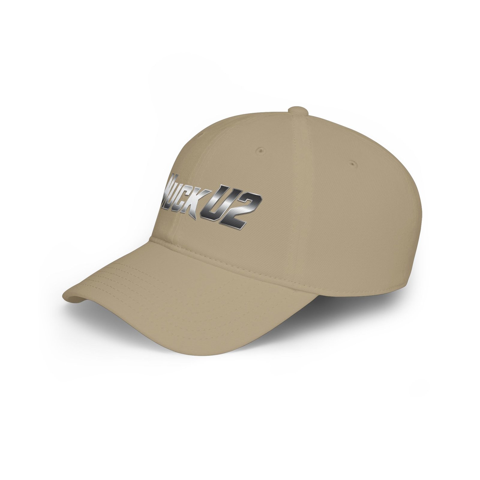 MuckU2 Poker Cap – Silver Logo Baseball Hat