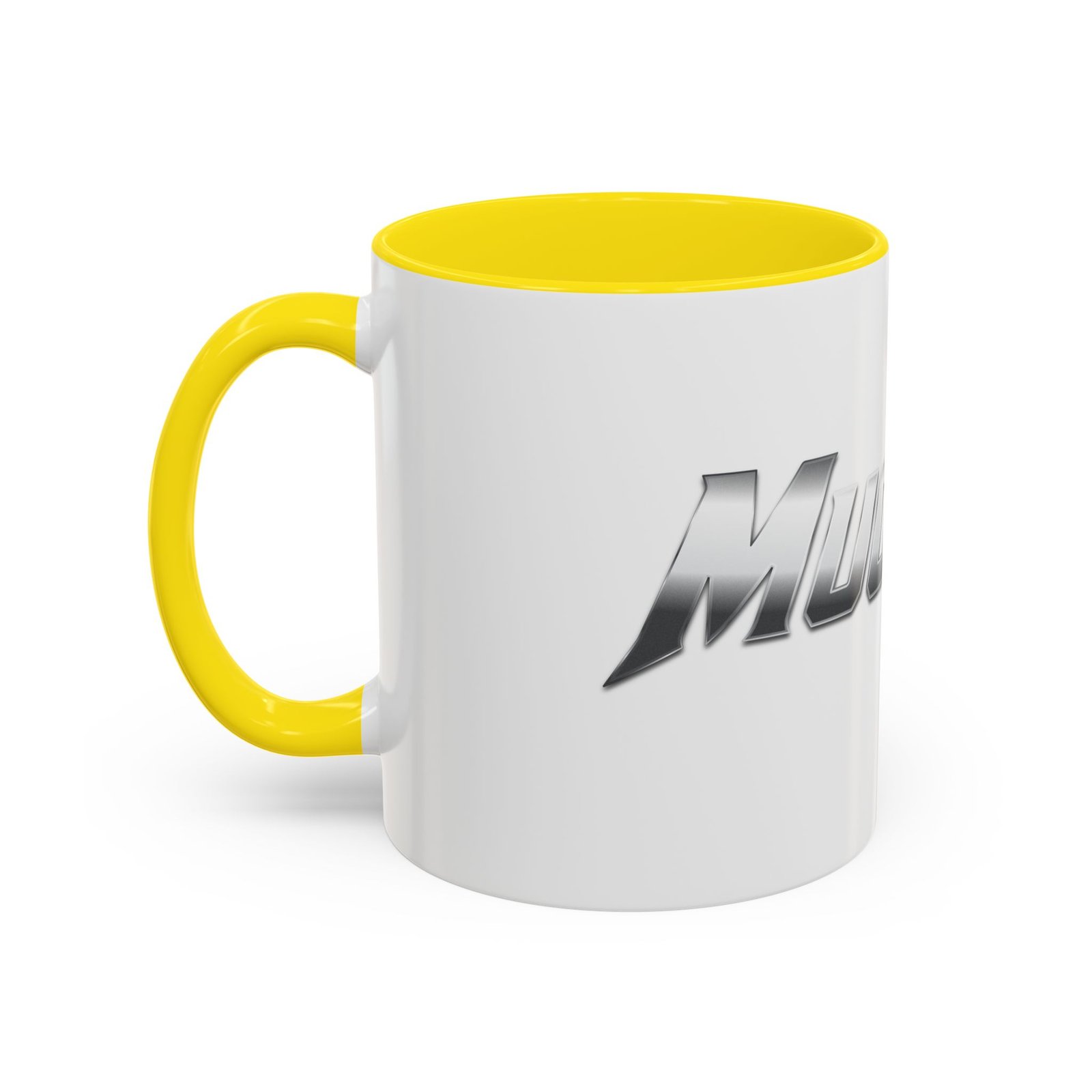 MuckU2 Mug – Silver & Red Logo Poker Coffee Mug