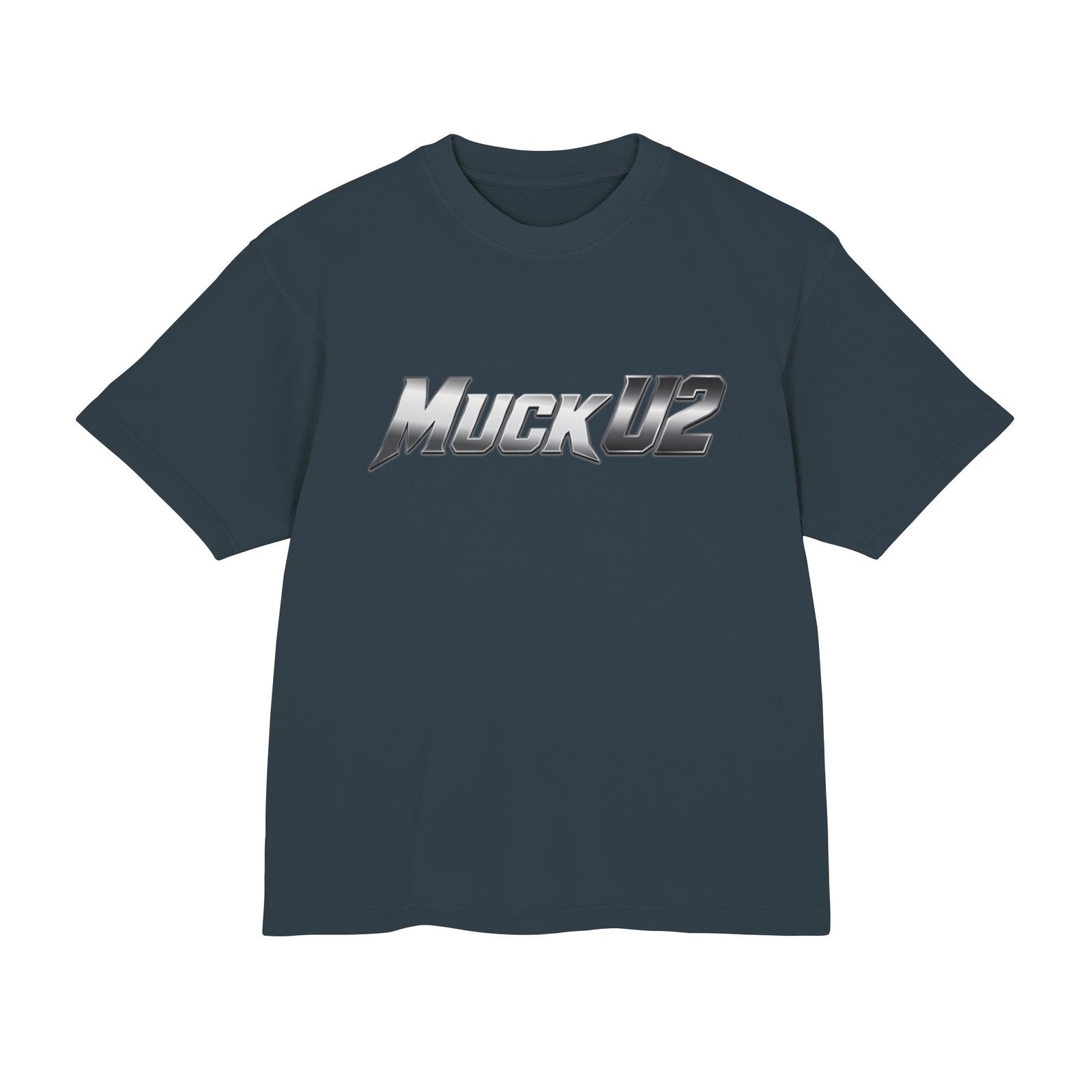 MuckU2 T-Shirt – Silver Logo Poker Tee