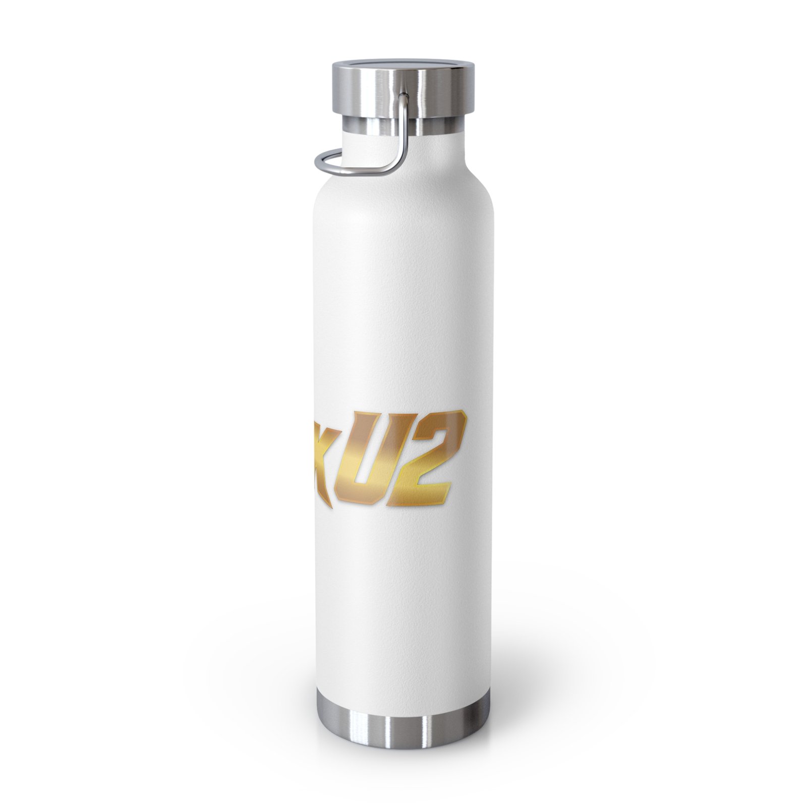 MuckU2 Insulated Water Bottle – Gold Logo