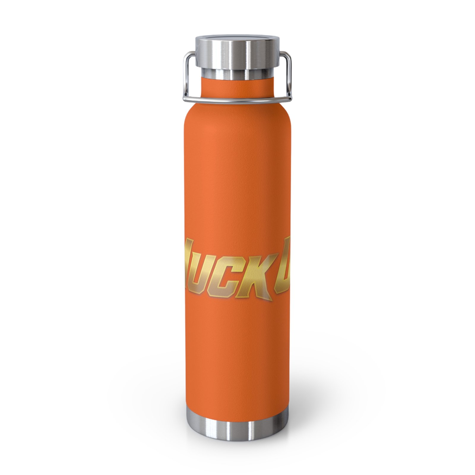 MuckU2 Insulated Water Bottle – Gold Logo