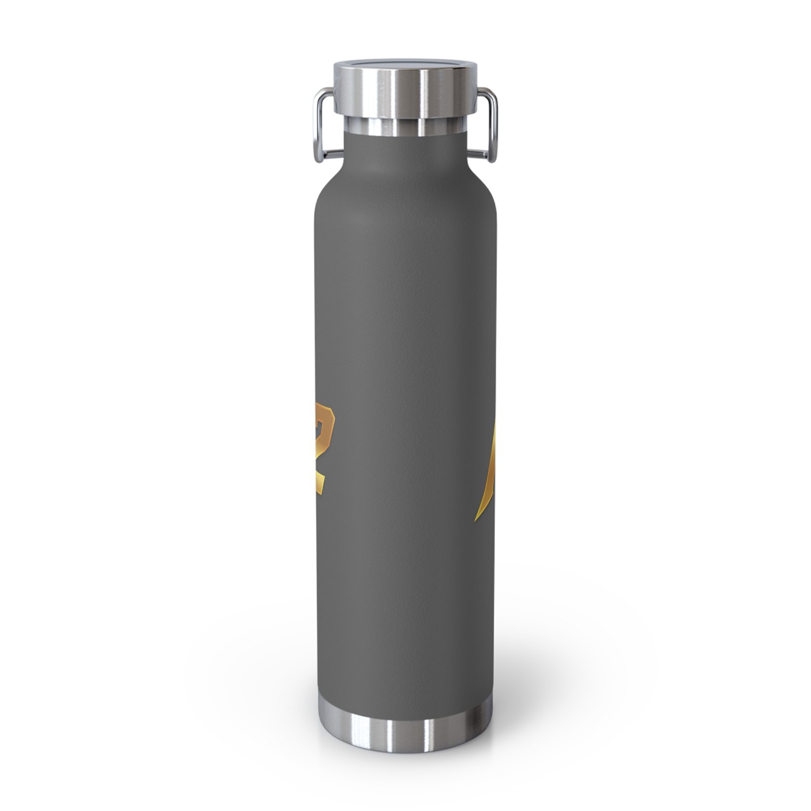 MuckU2 Insulated Water Bottle – Gold Logo