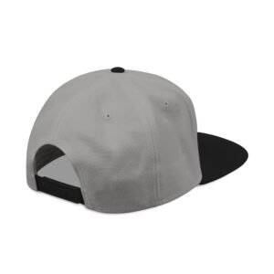 MuckU2 Snapback Poker Cap – White & Red Logo