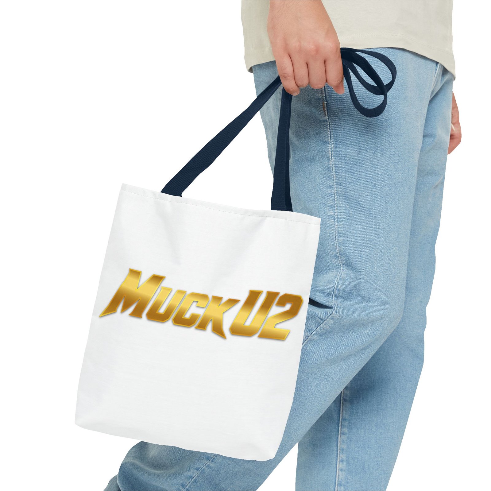 MuckU2 Tote Bag – Gold Logo Poker Bag