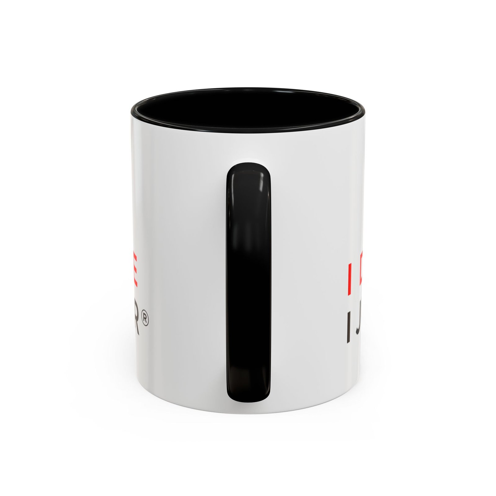 I Don’t Gamble, I Just Play Poker White Mug – Red & Black Logo