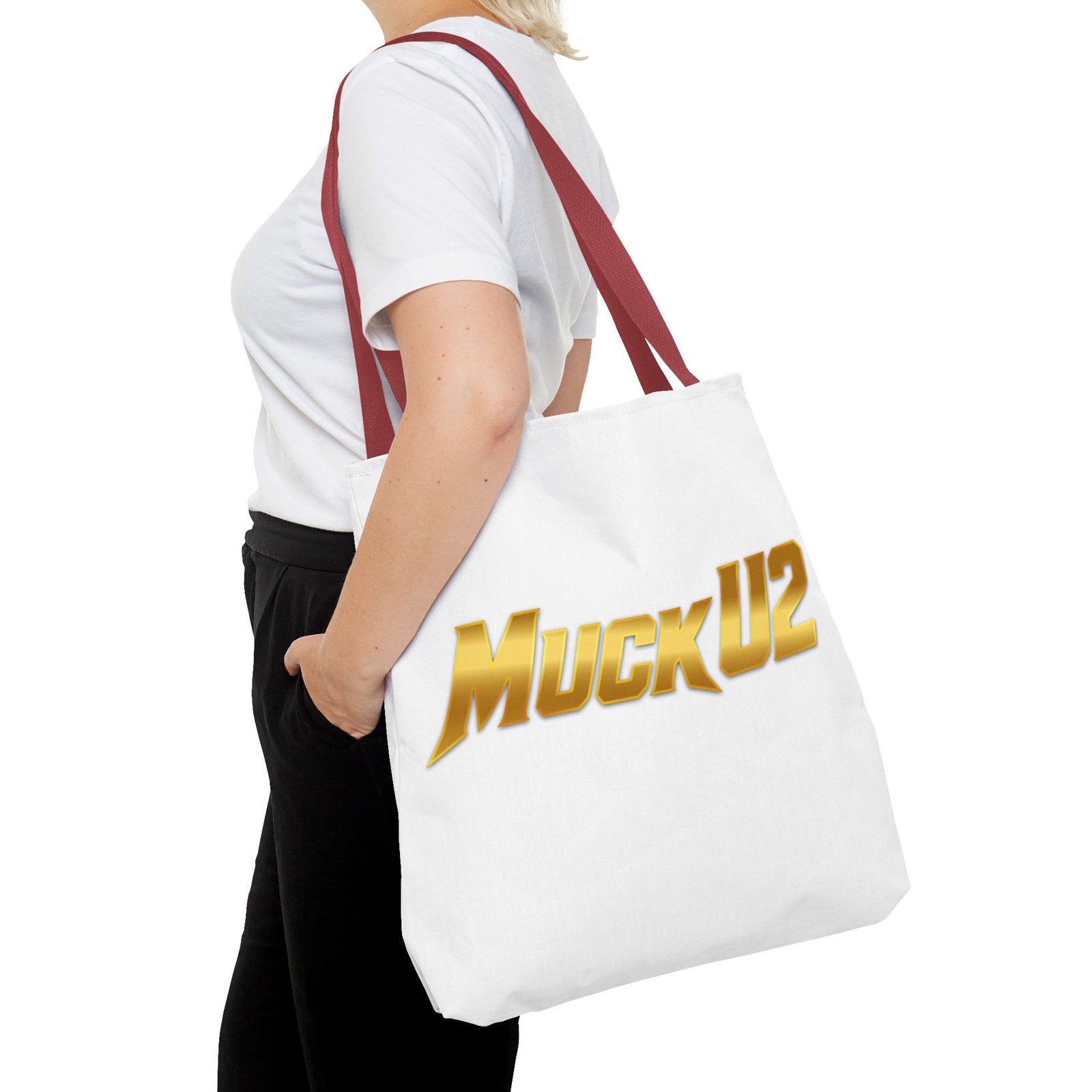 MuckU2 Tote Bag – Gold Logo Poker Bag