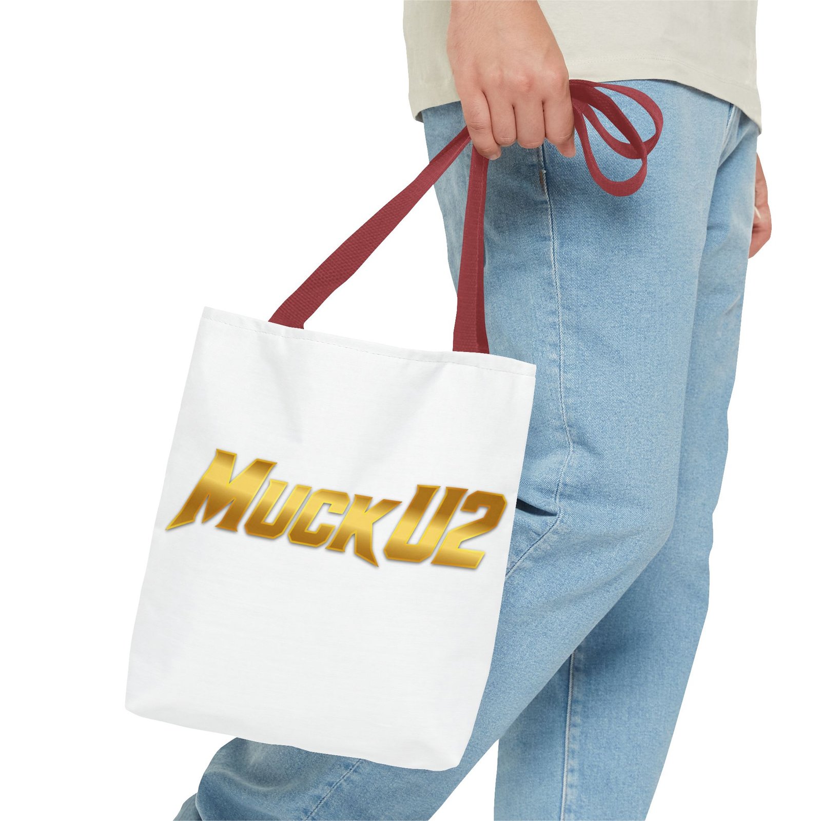 MuckU2 Tote Bag – Gold Logo Poker Bag