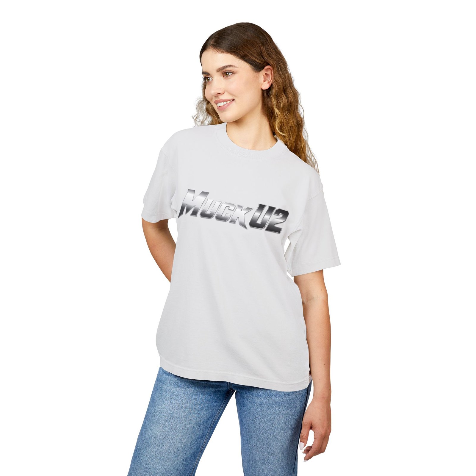 MuckU2 T-Shirt – Silver Logo Poker Tee