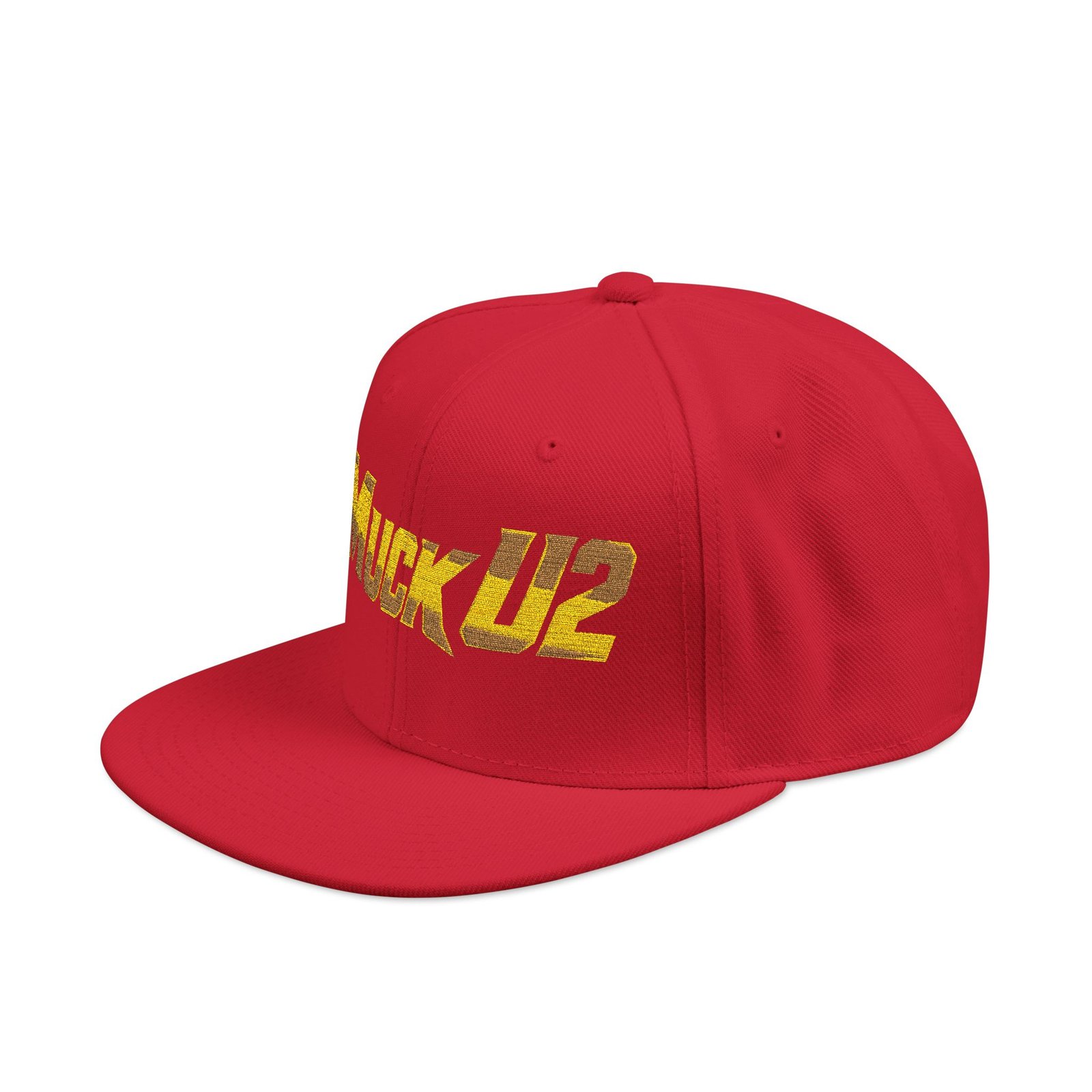 MuckU2 Snapback Poker Cap – Gold Logo