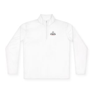I Just Play Poker Quarter-Zip Pullover – Black & Red Poker Logo