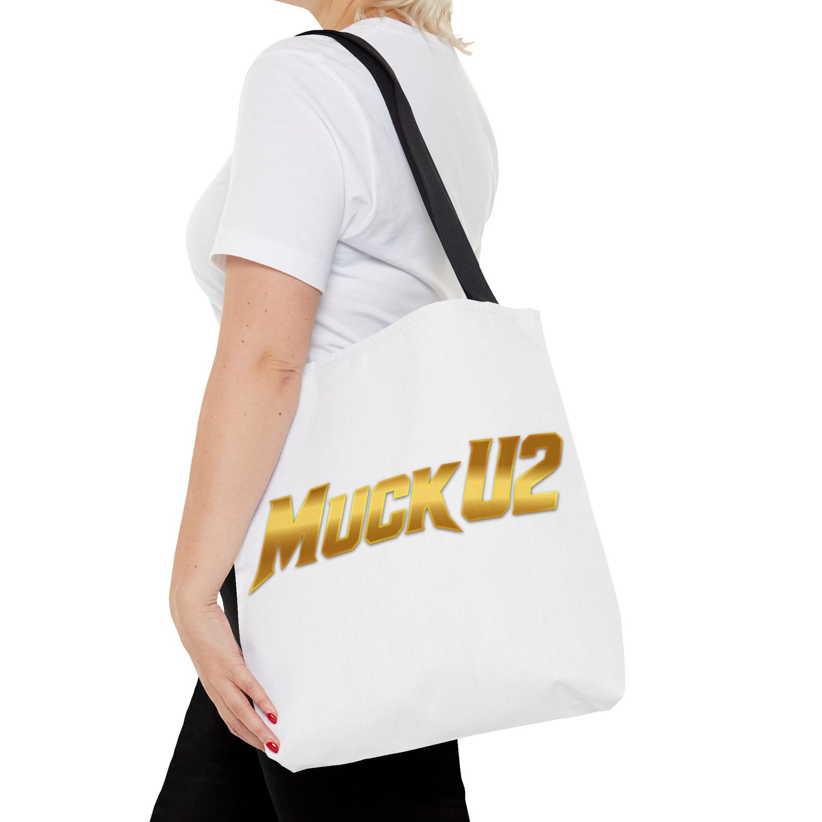 MuckU2 Tote Bag – Gold Logo Poker Bag