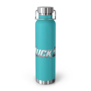 MuckU2 Insulated Water Bottle – Gradient Silver Logo