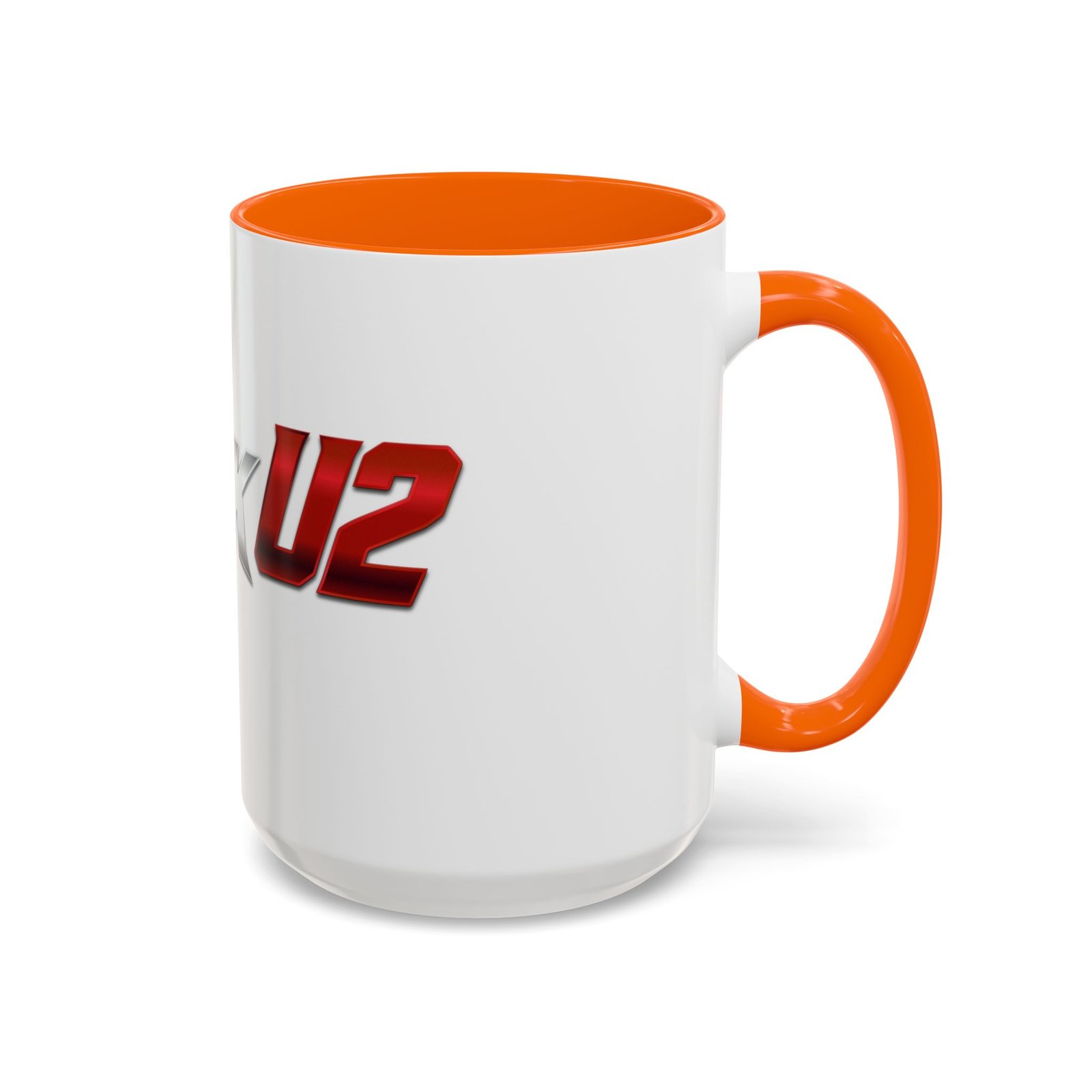 MuckU2 Mug – Silver & Red Logo Poker Coffee Mug