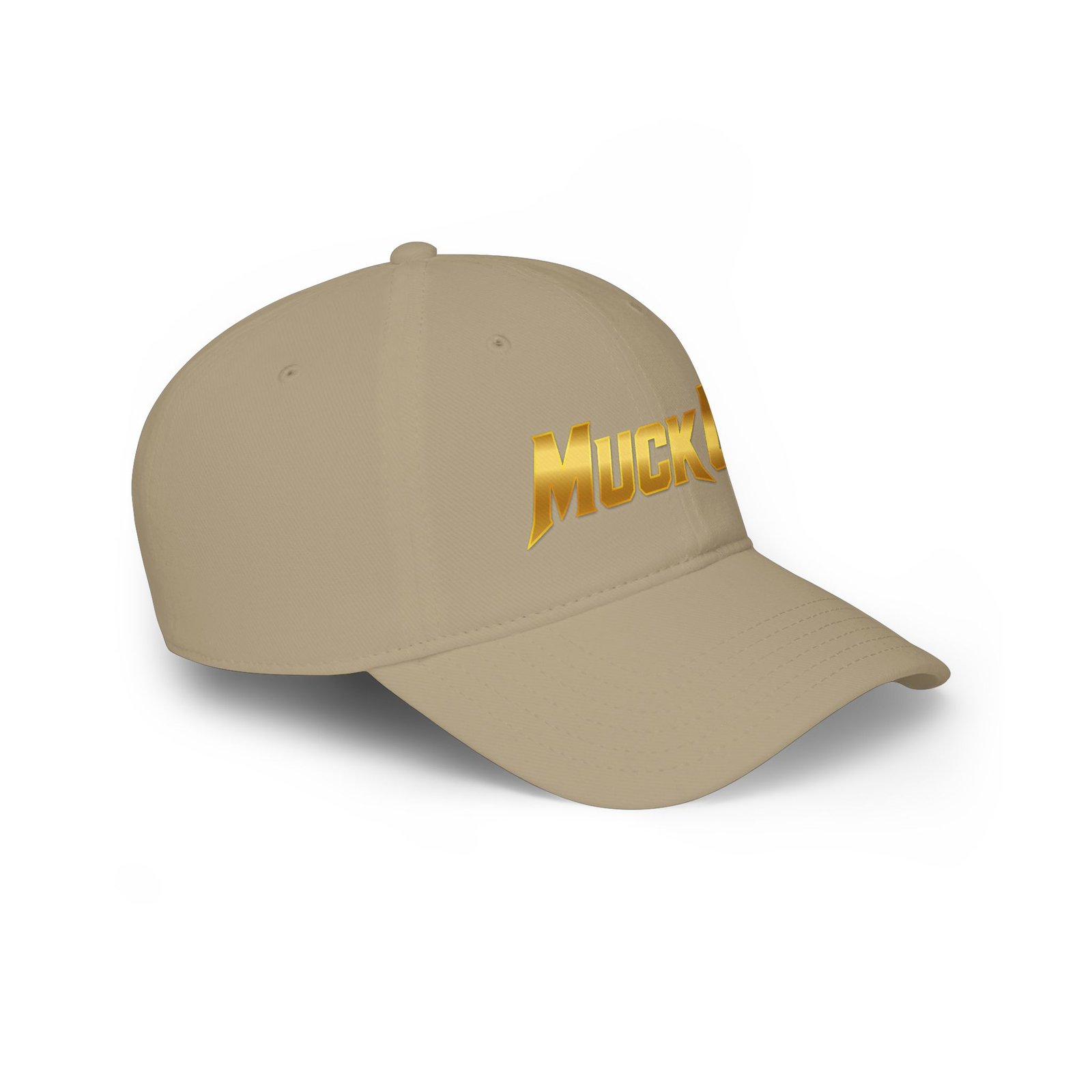 MuckU2 Poker Cap – Gold Logo Baseball Hat