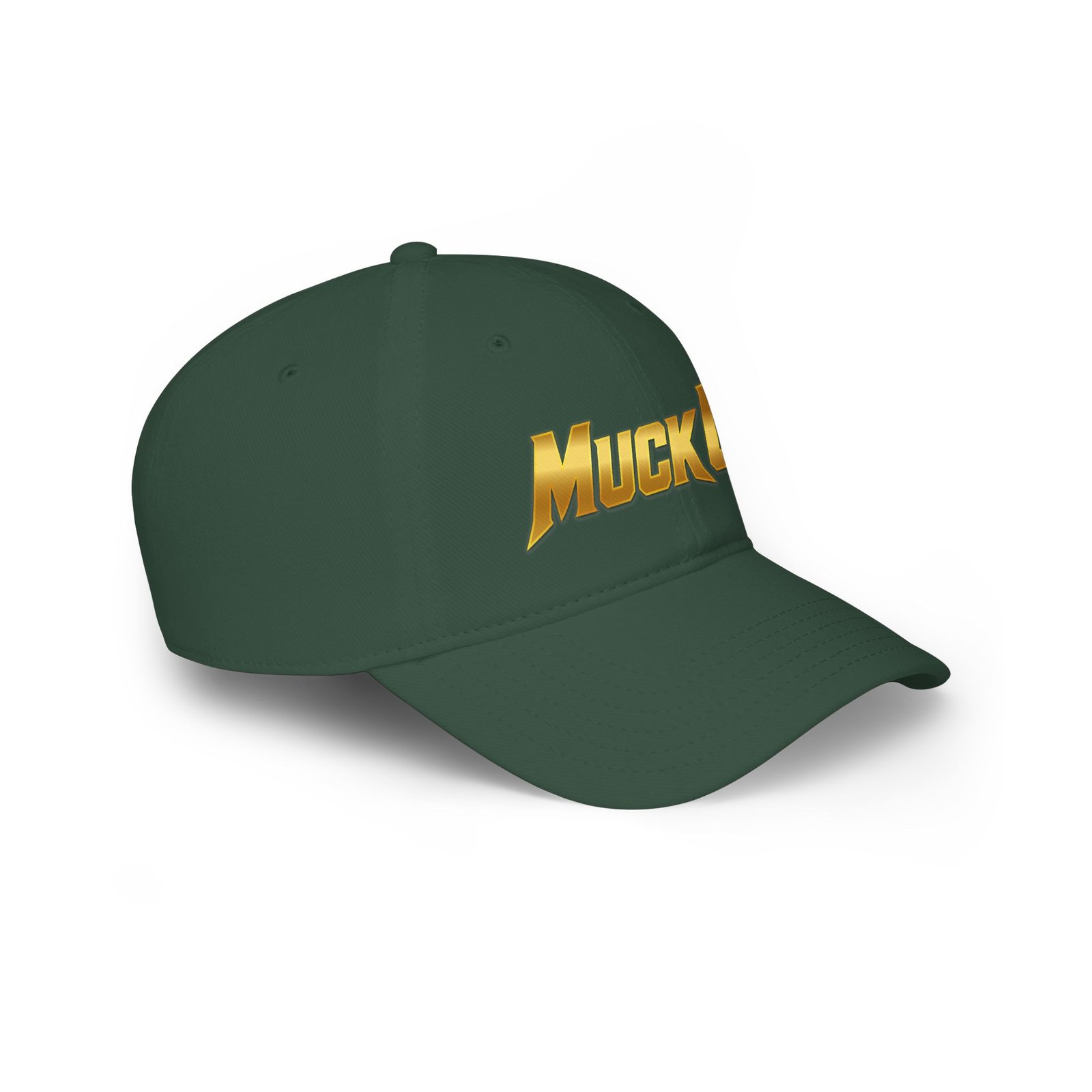 MuckU2 Poker Cap – Gold Logo Baseball Hat