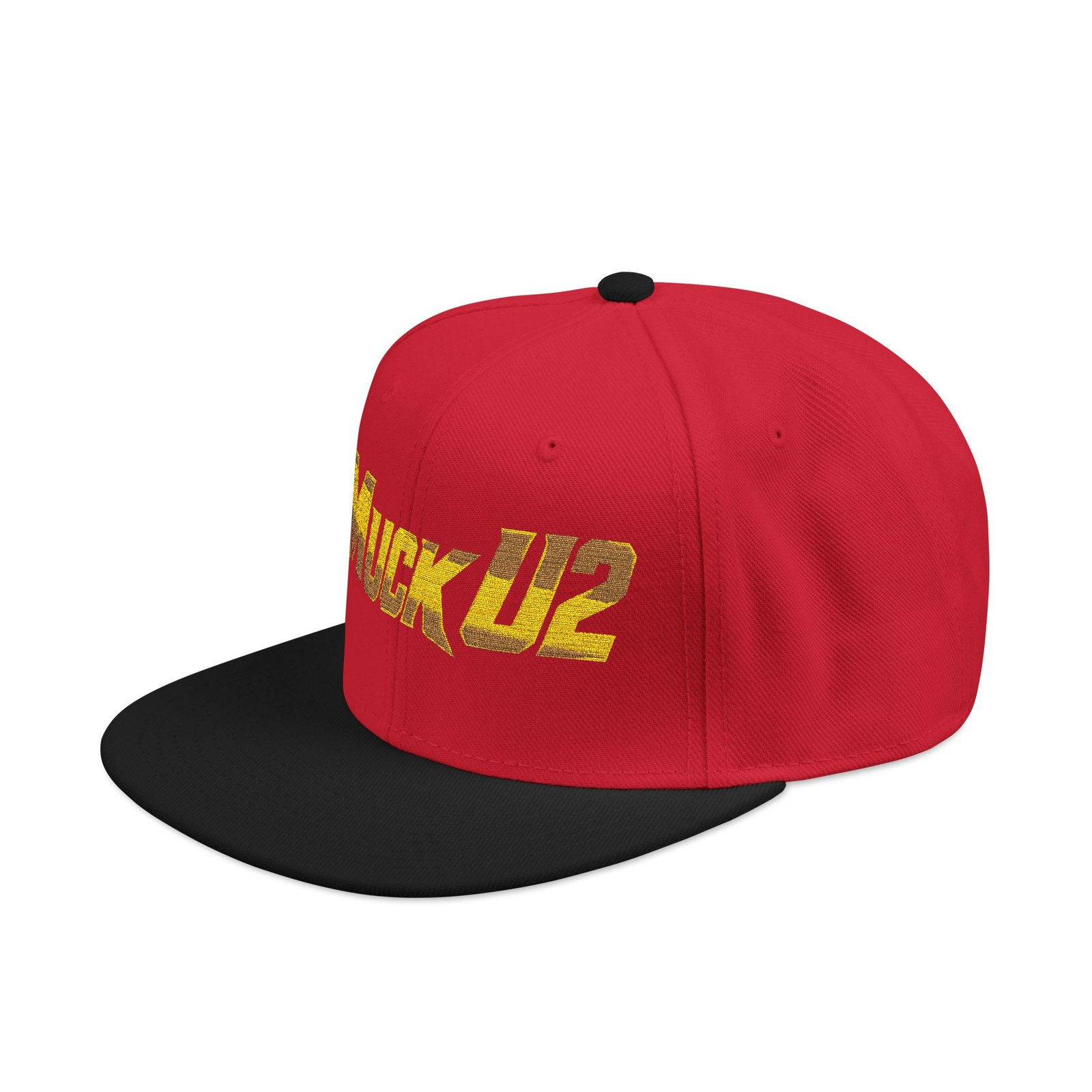 MuckU2 Snapback Poker Cap – Gold Logo