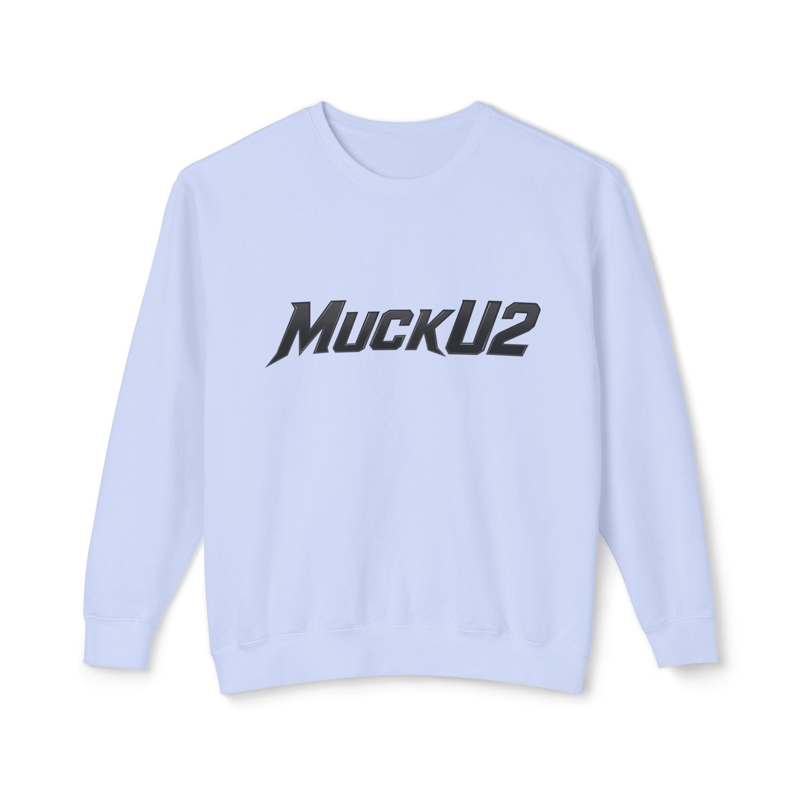 MuckU2 Sweatshirt – Black Logo Poker Crewneck
