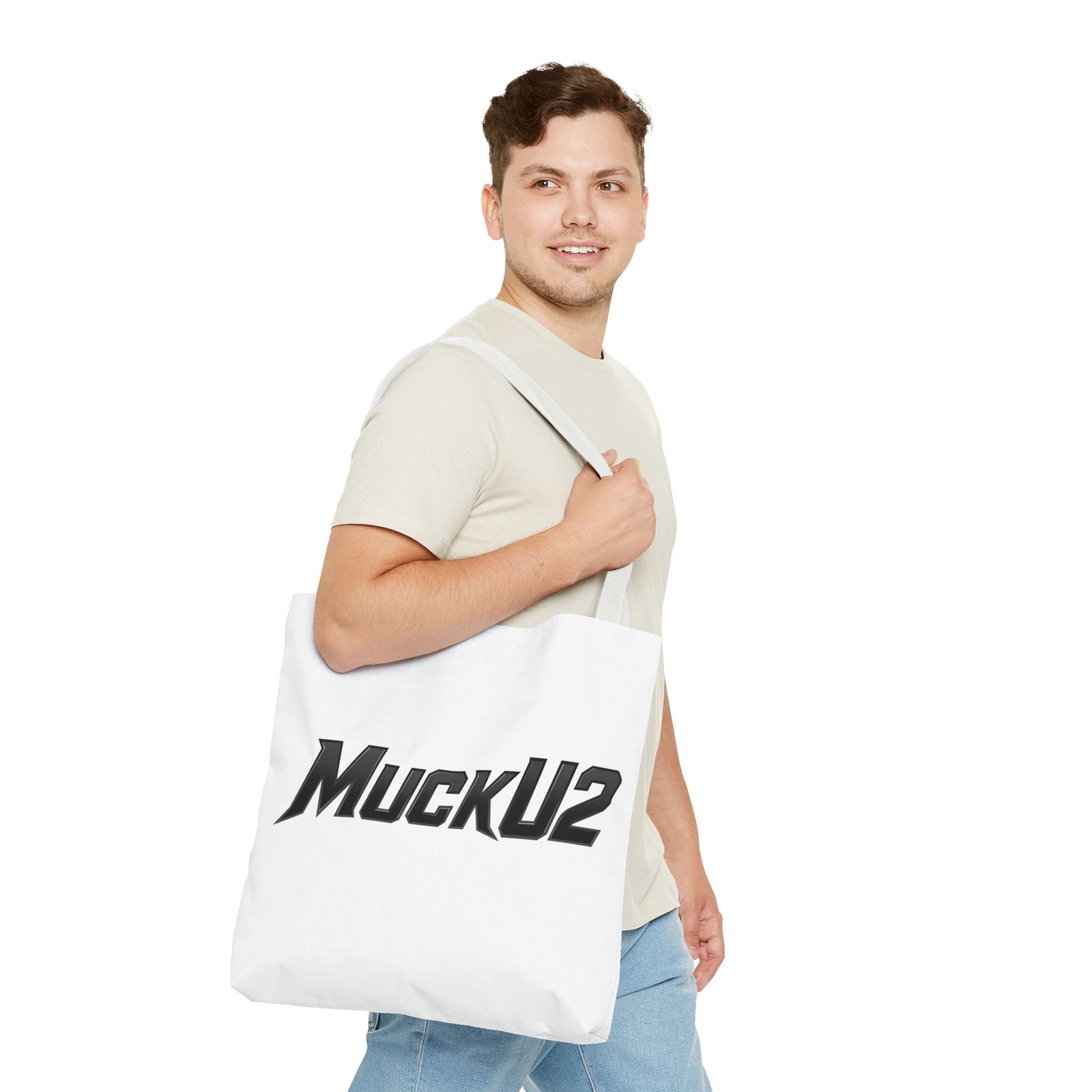 MuckU2 Canvas Tote Bag – Black Poker Logo