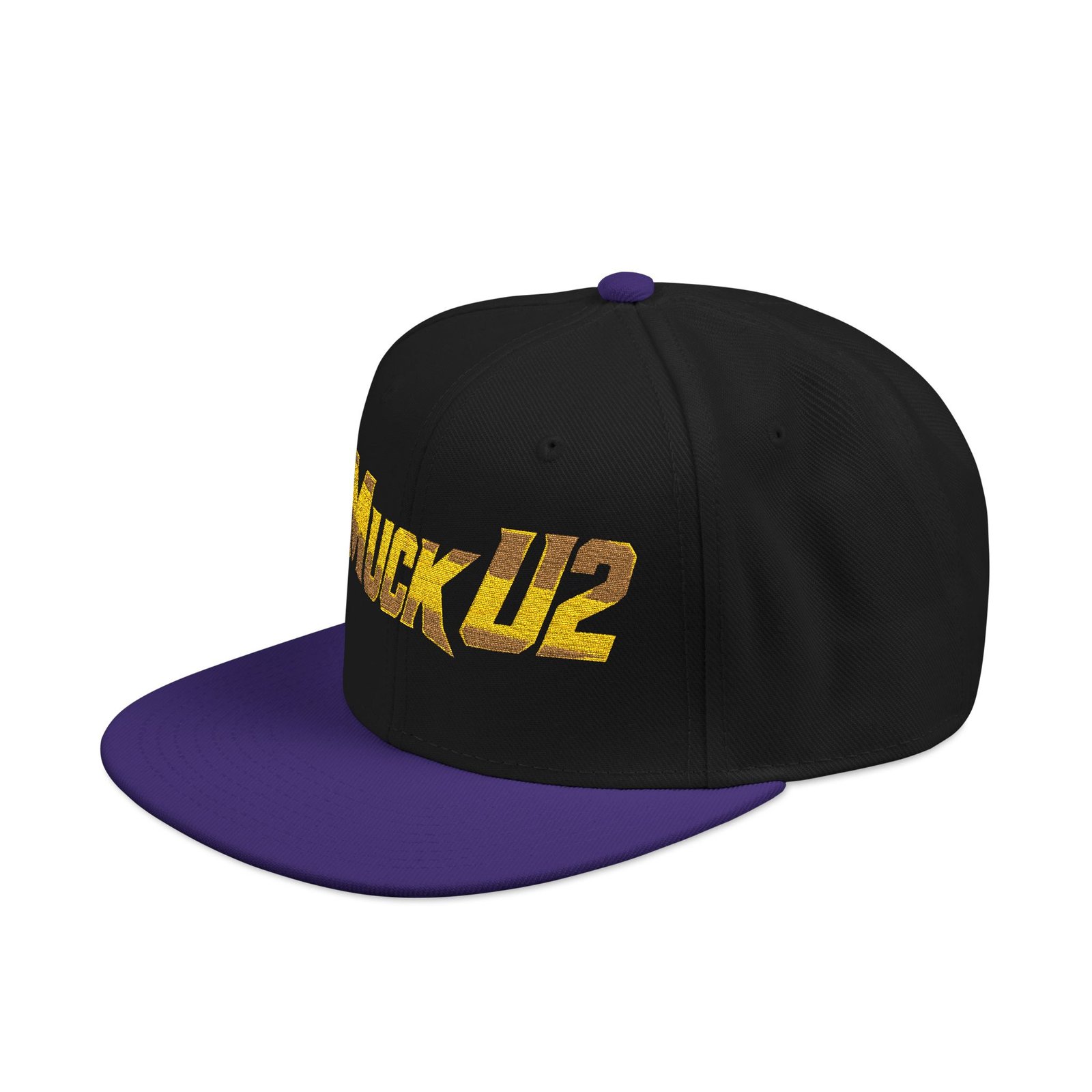 MuckU2 Snapback Poker Cap – Gold Logo