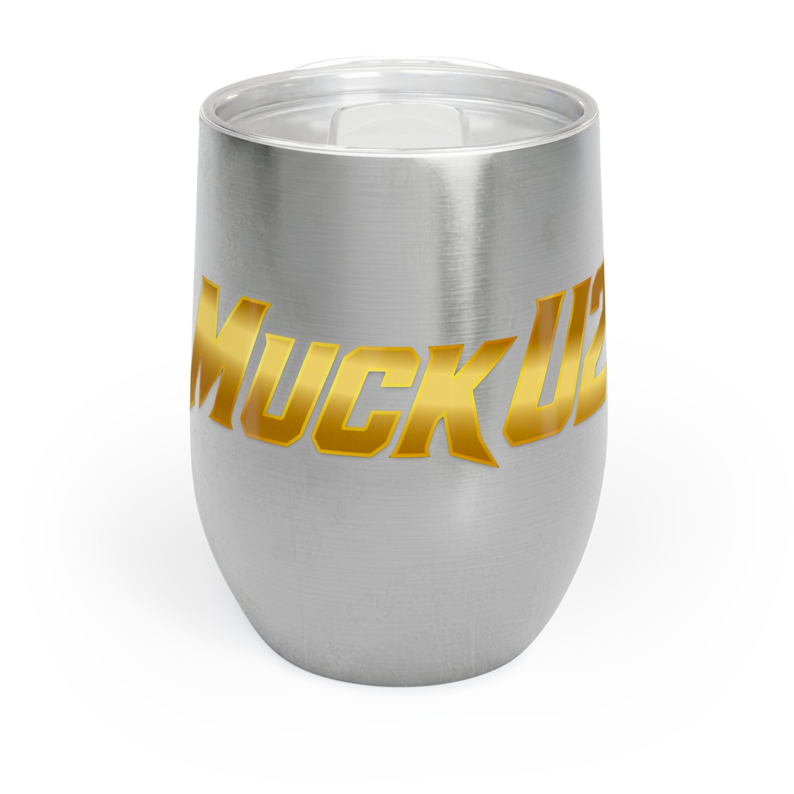 MuckU2 Stainless Steel Tumbler – Gold Logo