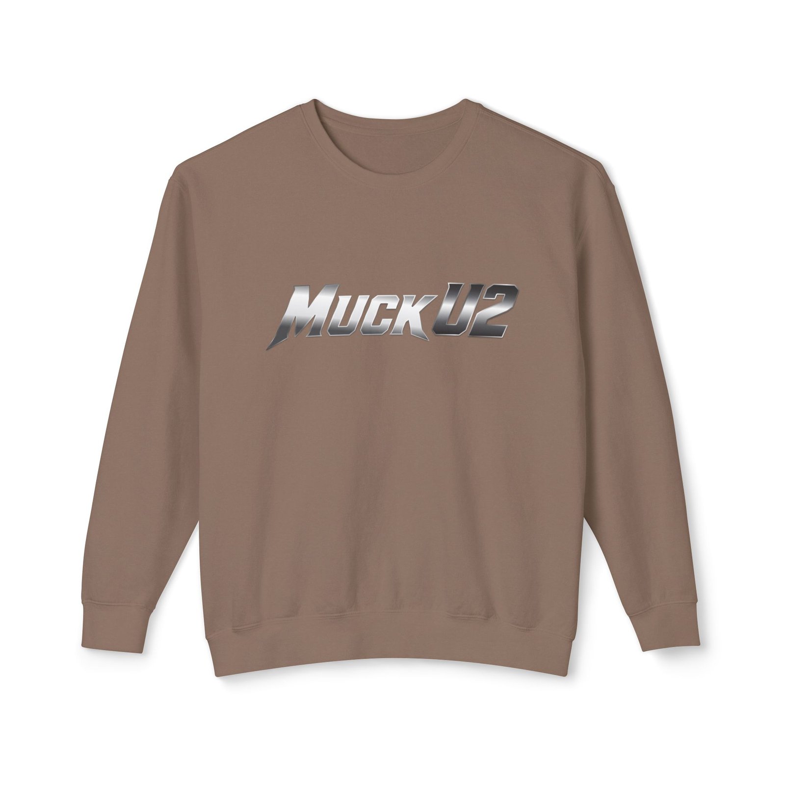 MuckU2 Sweatshirt – Silver Logo Poker Crewneck