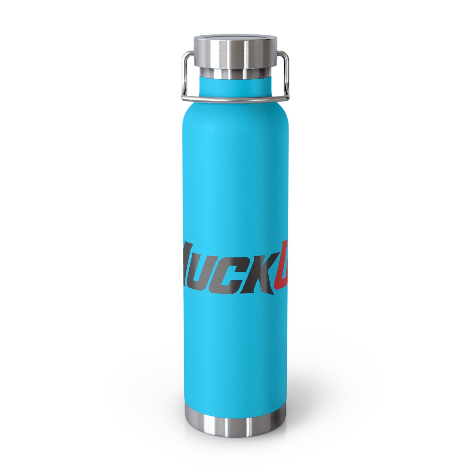 MuckU2 Insulated Water Bottle – Black & Red Logo