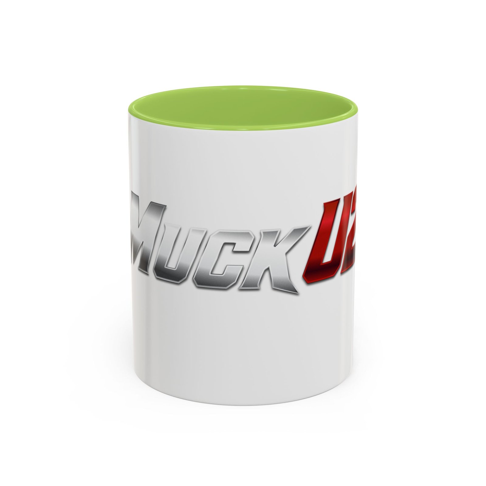 MuckU2 Mug – Silver & Red Logo Poker Coffee Mug