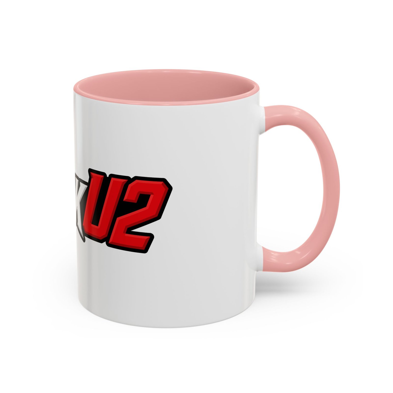 MuckU2 Mug – White & Red Logo Poker Coffee Mug