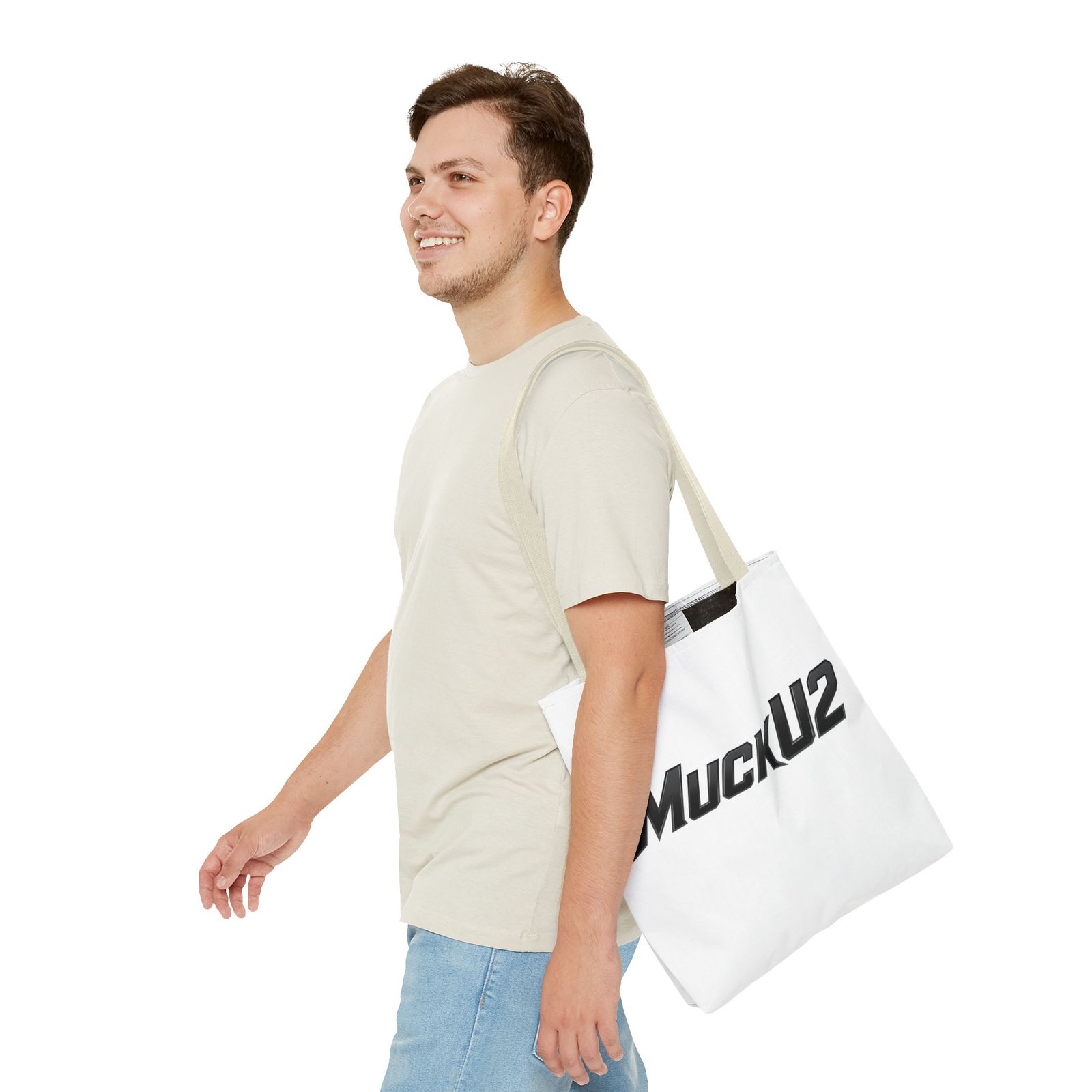 MuckU2 Canvas Tote Bag – Black Poker Logo