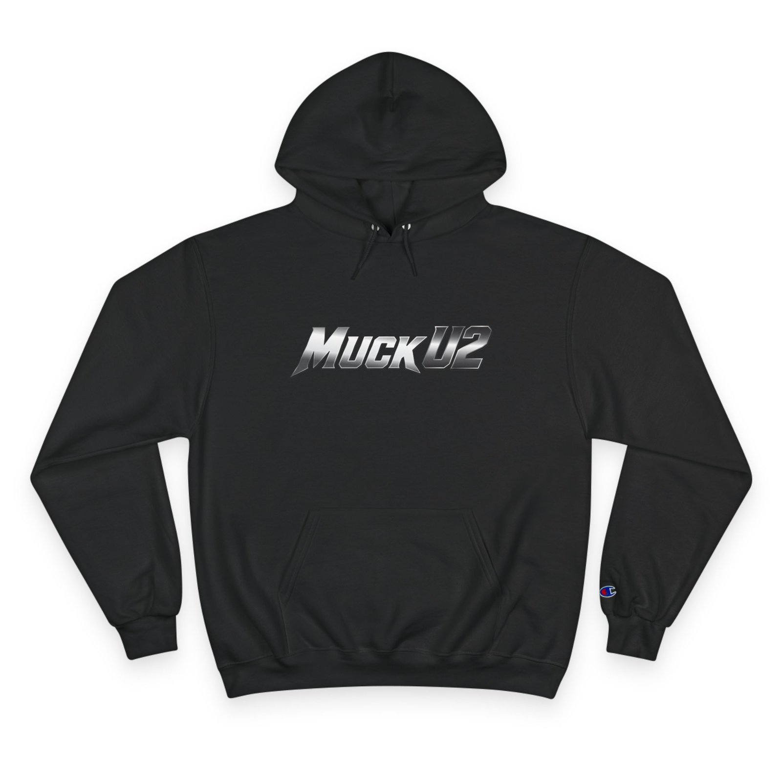 MuckU2 Hoodie – Silver Logo Poker Pullover