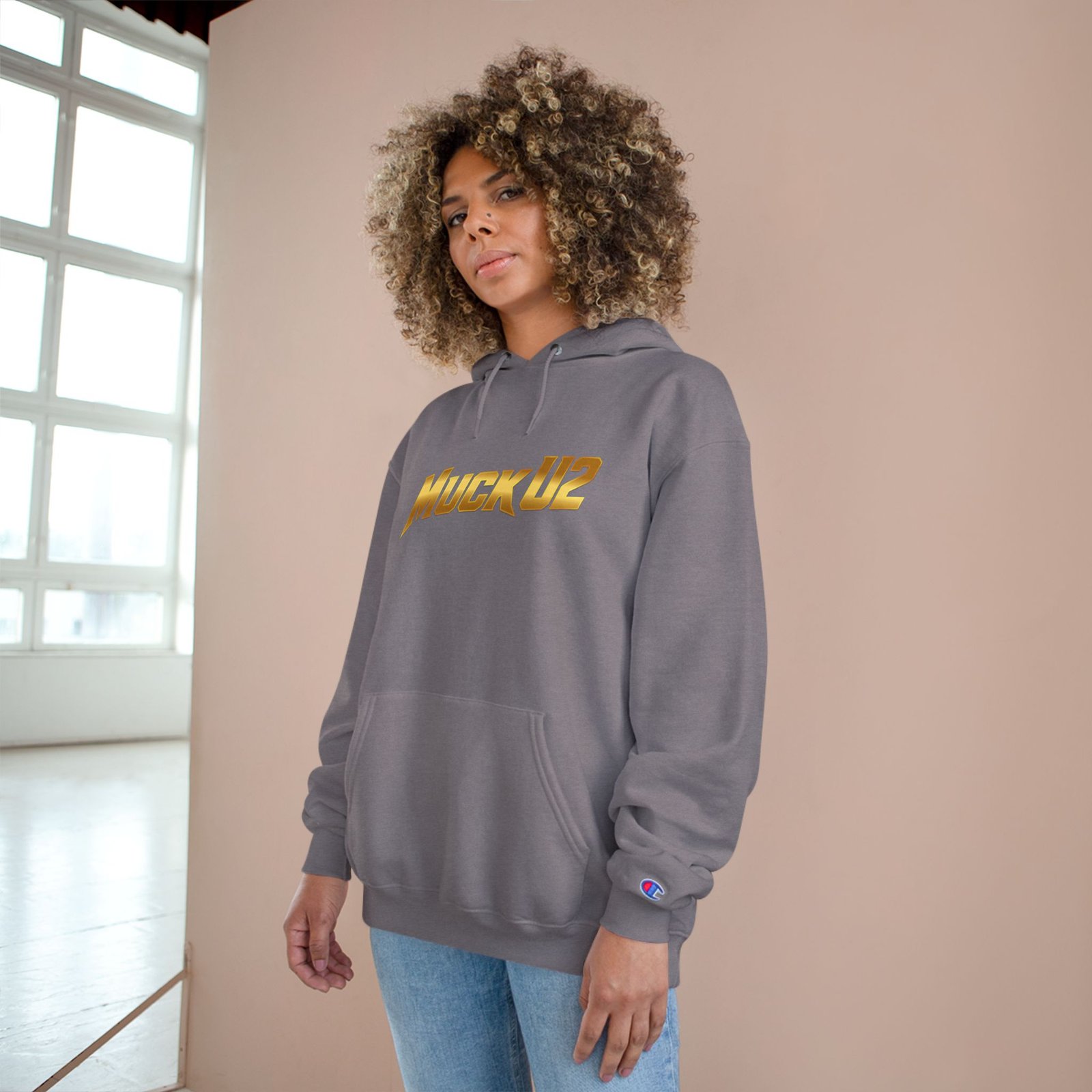 MuckU2 Hoodie – Gold Logo Poker Pullover