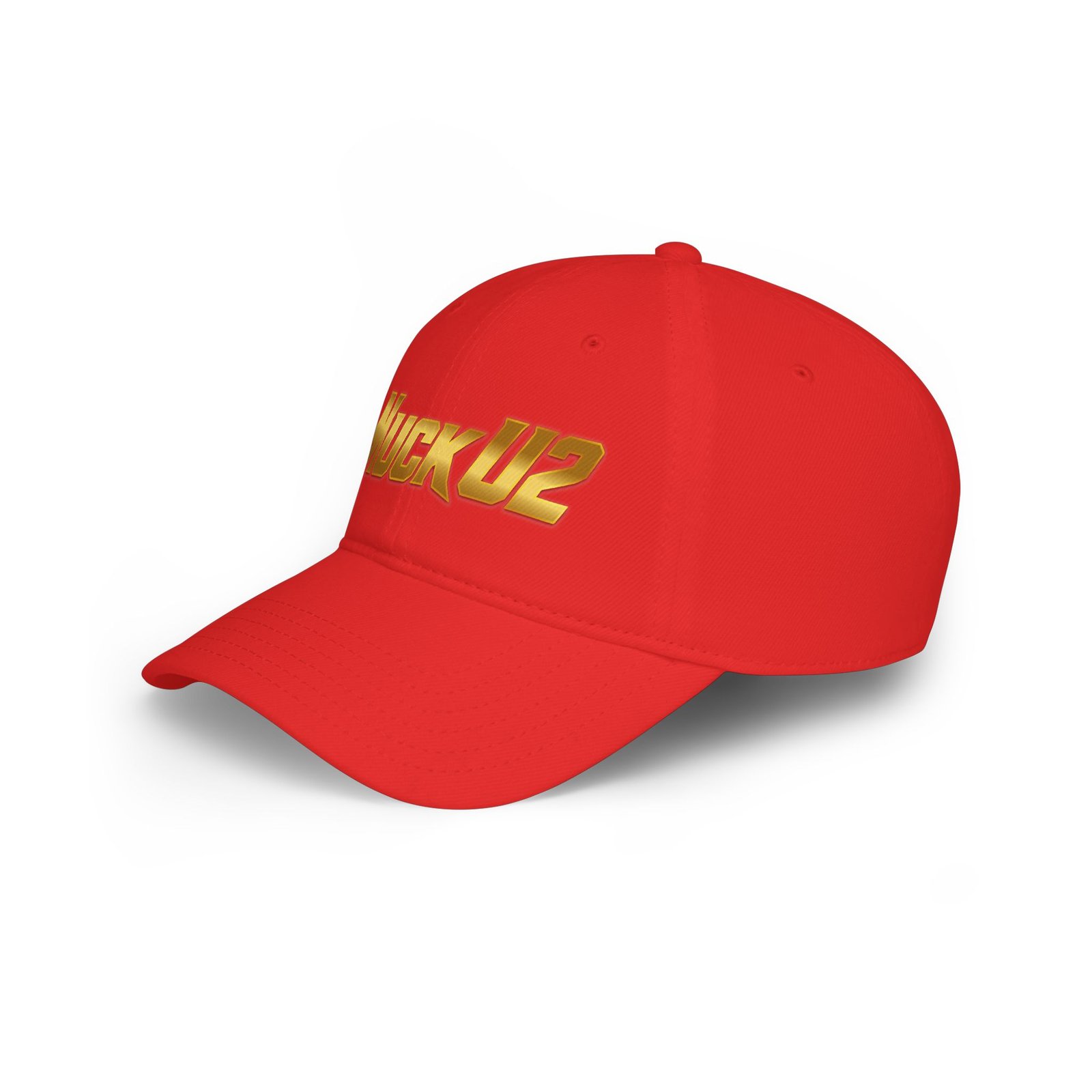 MuckU2 Poker Cap – Gold Logo Baseball Hat