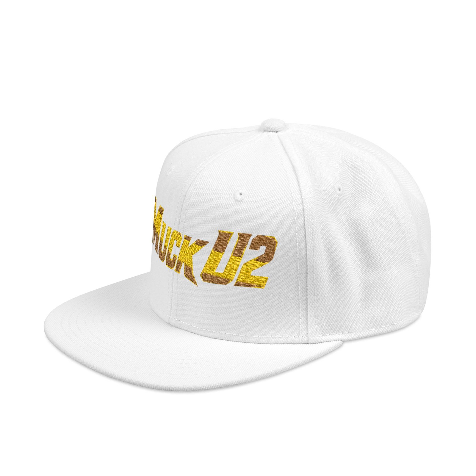 MuckU2 Snapback Poker Cap – Gold Logo