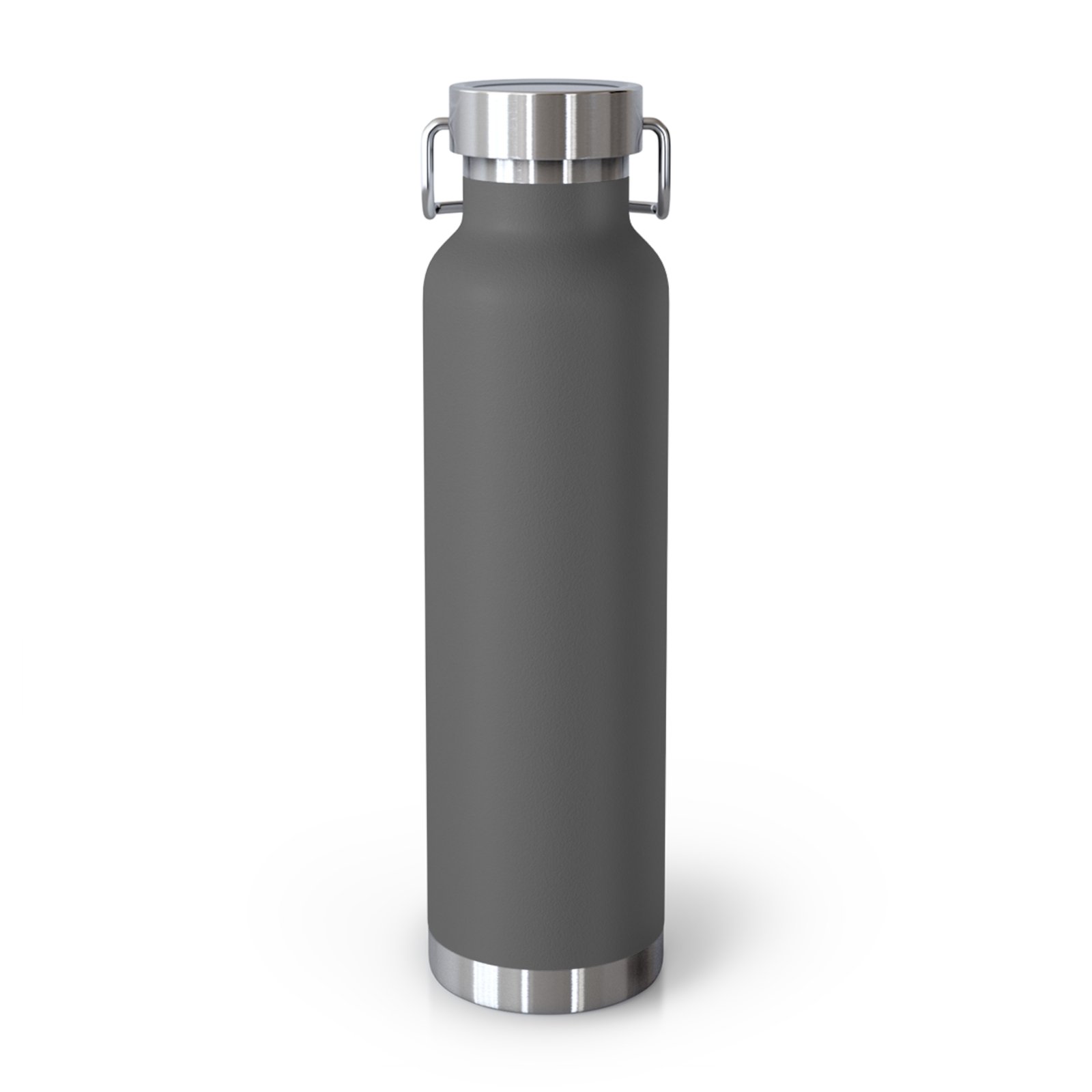 I Just Play Poker Insulated Water Bottle – White & Red Logo