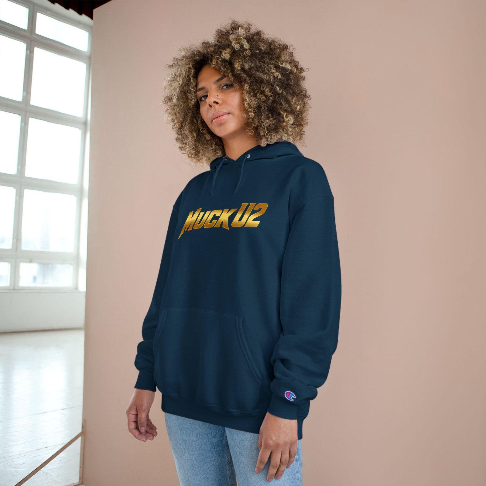MuckU2 Hoodie – Gold Logo Poker Pullover