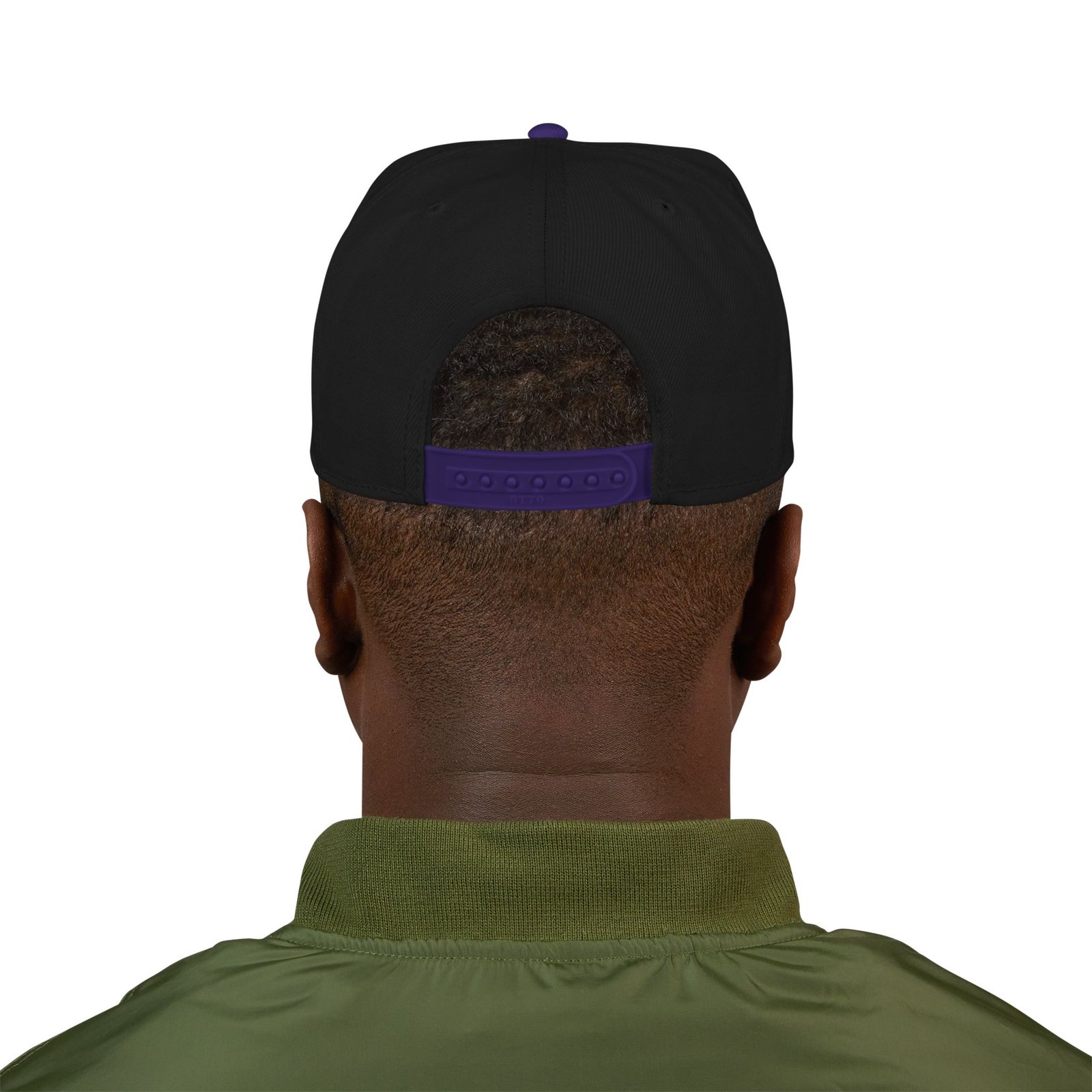 MuckU2 Snapback Poker Cap – White & Red Embroidered Logo