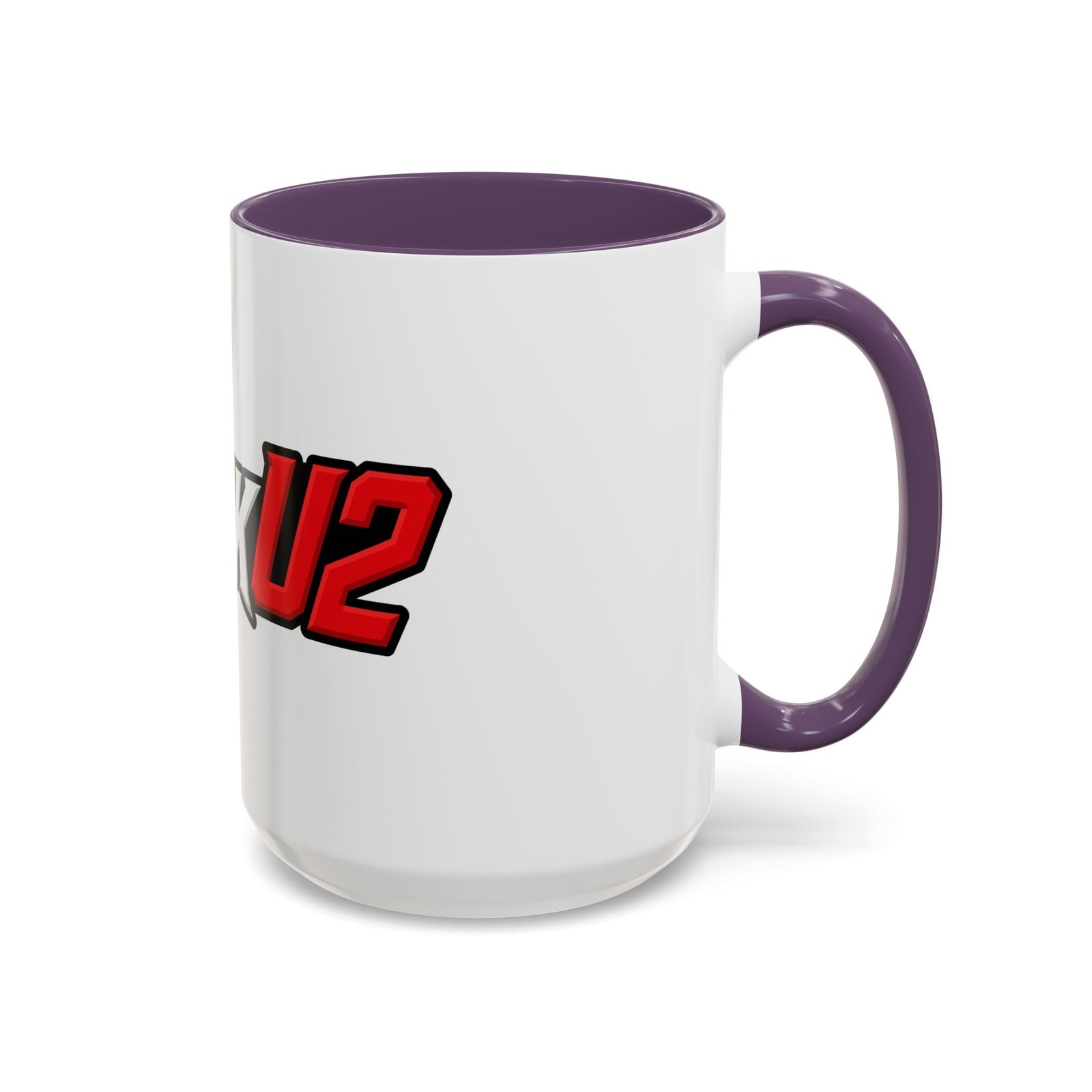 MuckU2 Mug – White & Red Logo Poker Coffee Mug