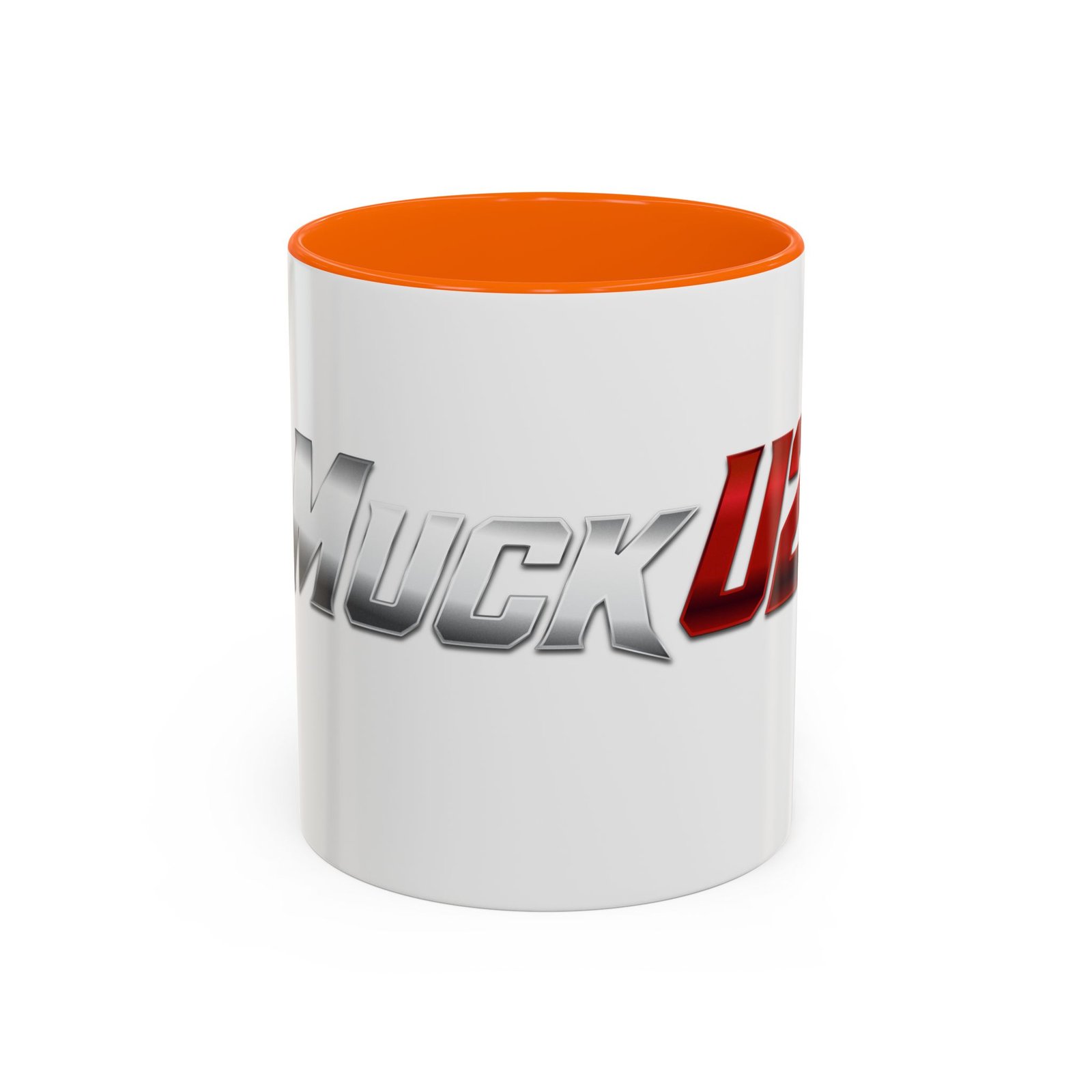 MuckU2 Mug – Silver & Red Logo Poker Coffee Mug