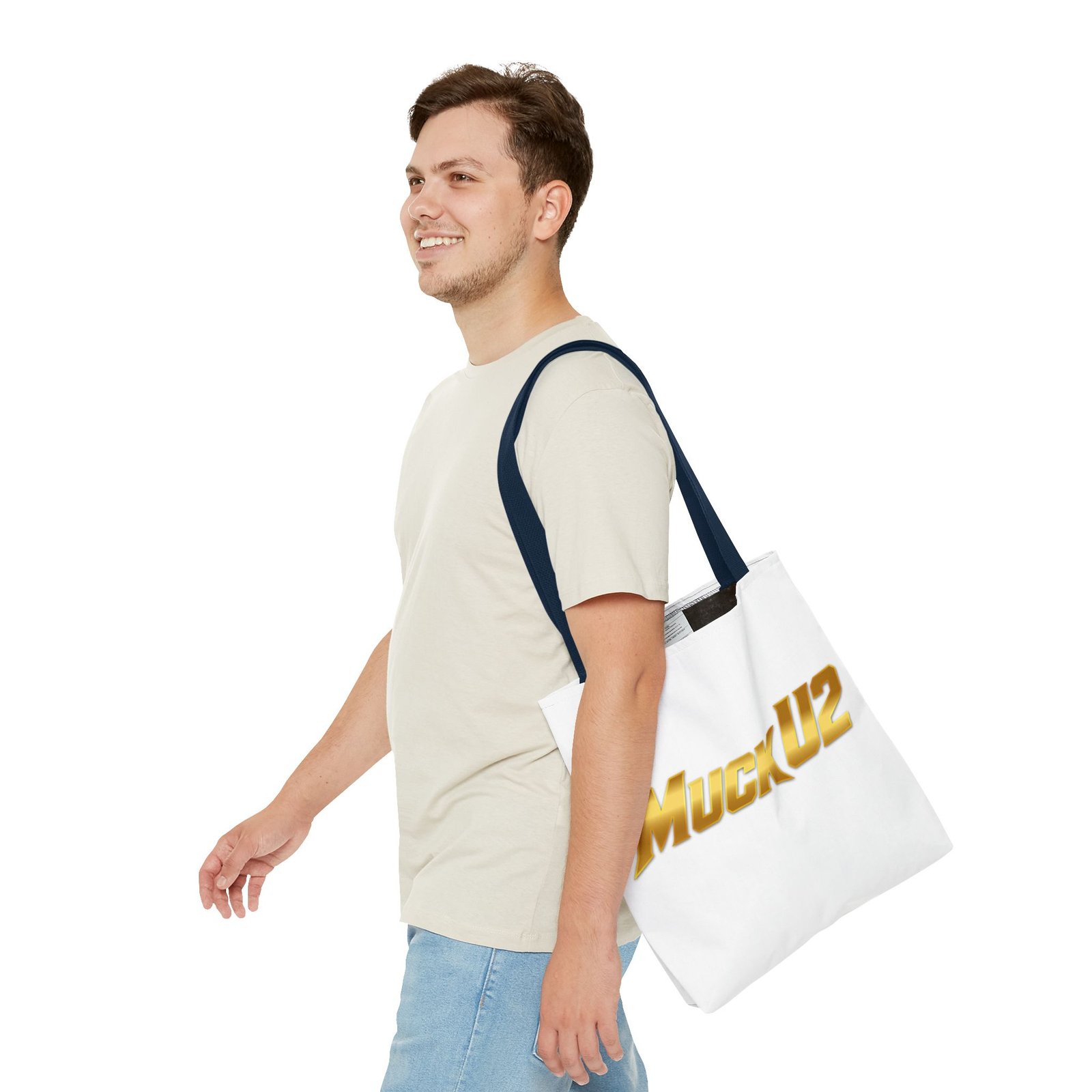 MuckU2 Tote Bag – Gold Logo Poker Bag