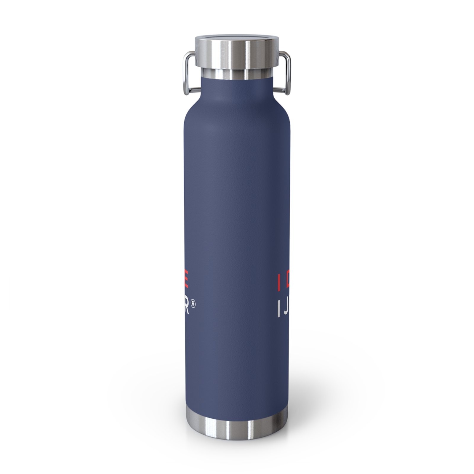 I Don’t Gamble, I Just Play Poker Insulated Water Bottle – Red & Black Logo