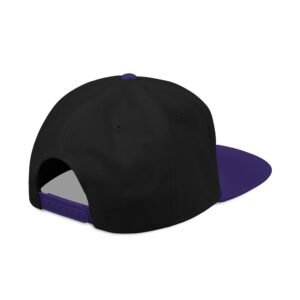 MuckU2 Snapback Poker Cap – White & Red Logo