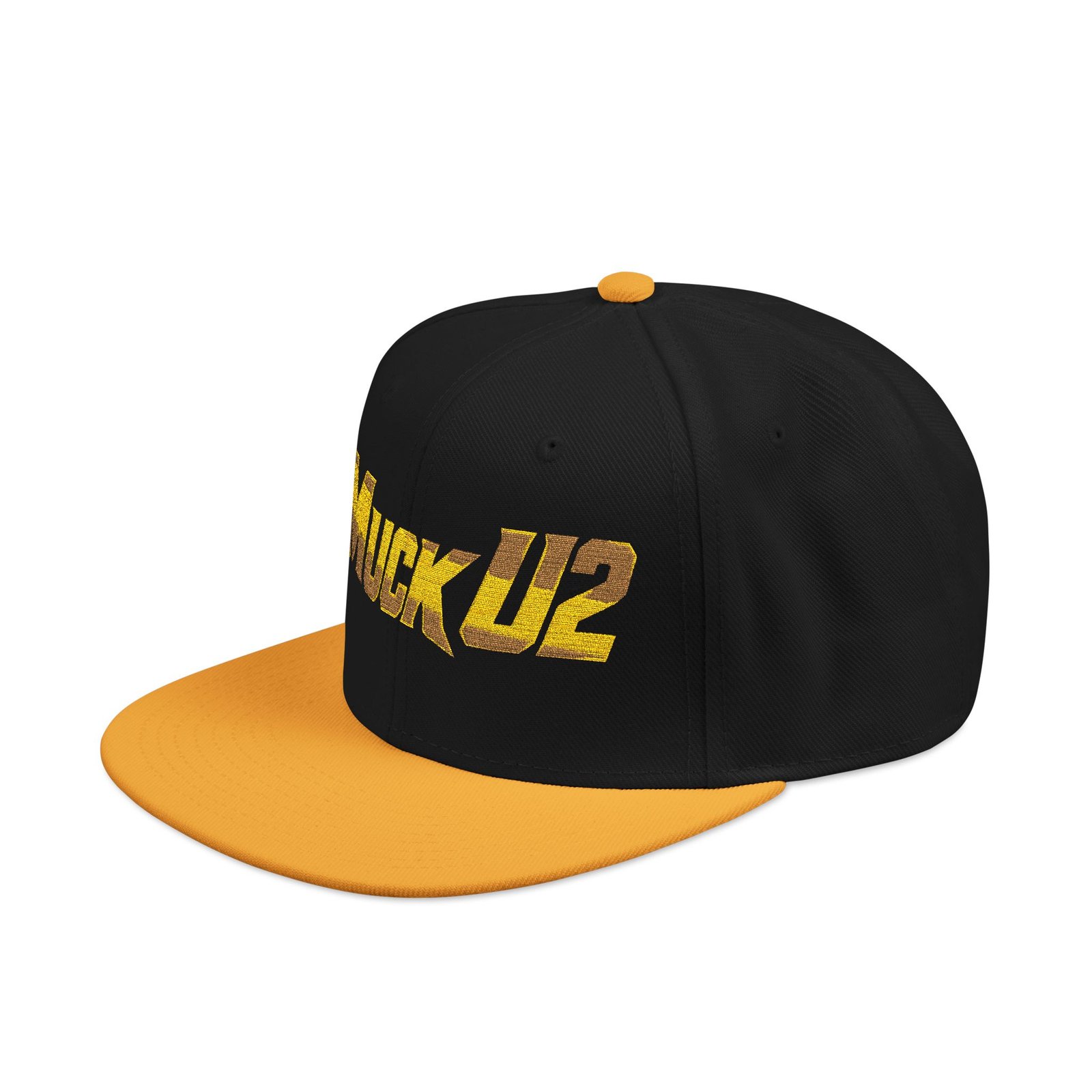 MuckU2 Snapback Poker Cap – Gold Logo