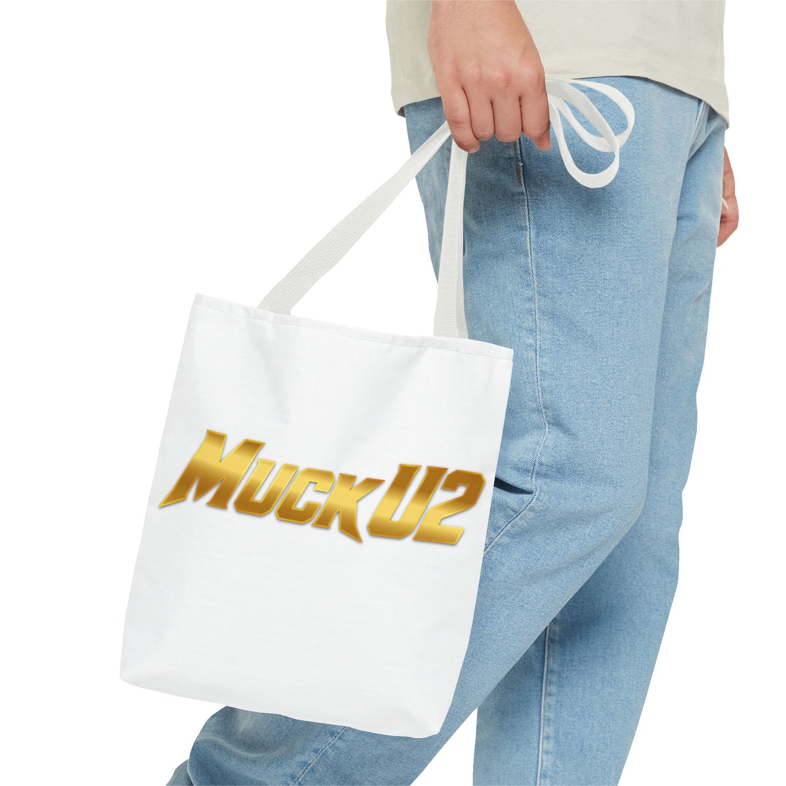 MuckU2 Tote Bag – Gold Logo Poker Bag