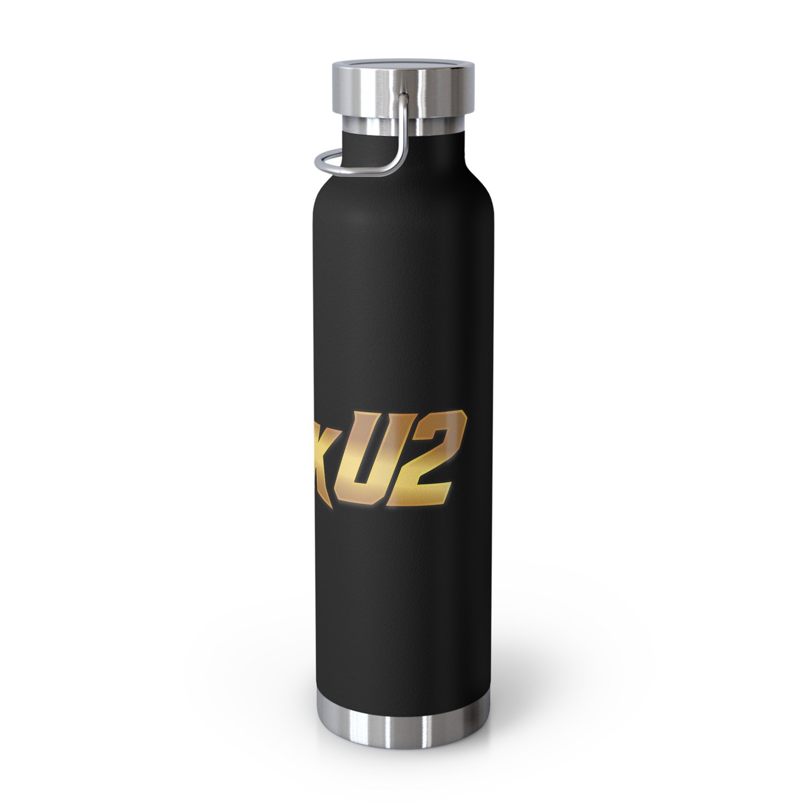 MuckU2 Insulated Water Bottle – Gold Logo